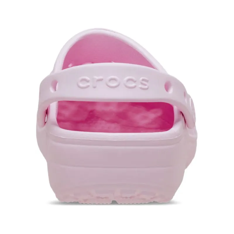 Crocs Womens Classic Floral Cut Out Clog