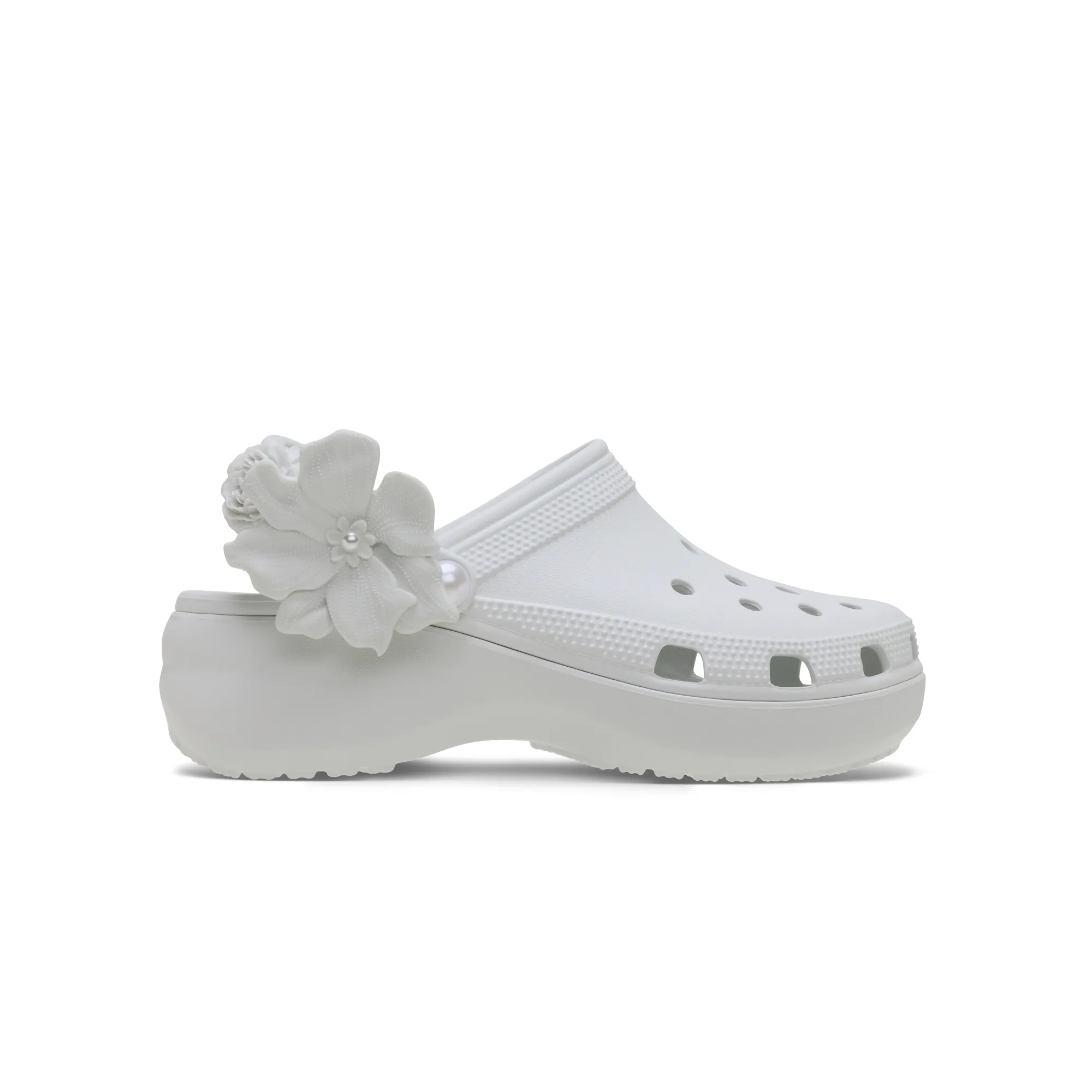Crocs WOMEN'S  CLASSIC PLATFORM BOUQUET CLOG