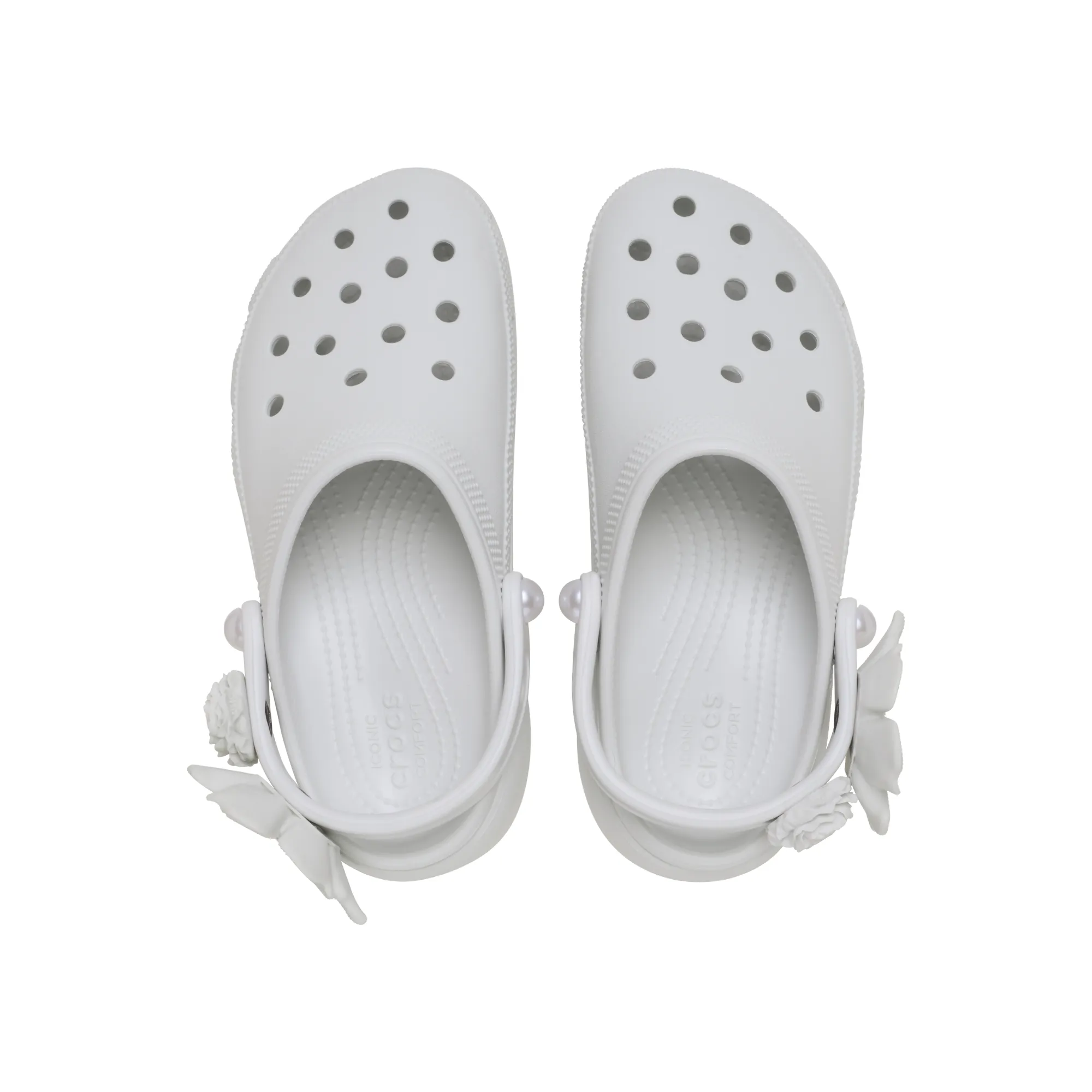 Crocs WOMEN'S  CLASSIC PLATFORM BOUQUET CLOG