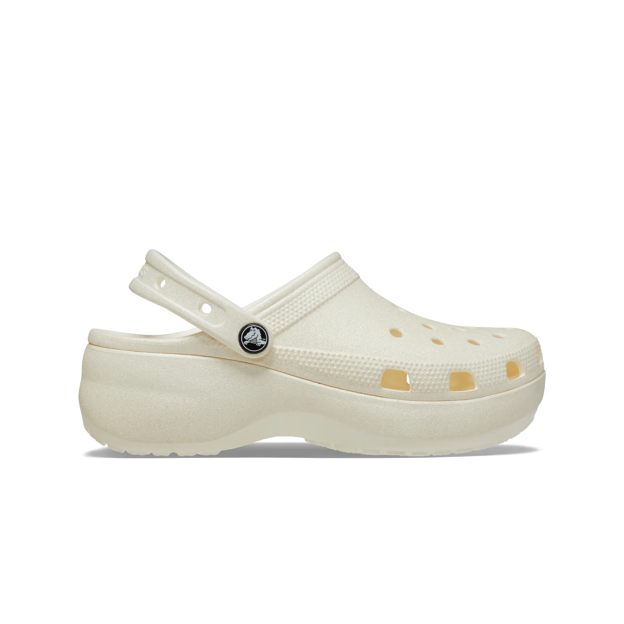 Crocs WOMEN'S CLASSIC PLATFORM GLITTER CLOG