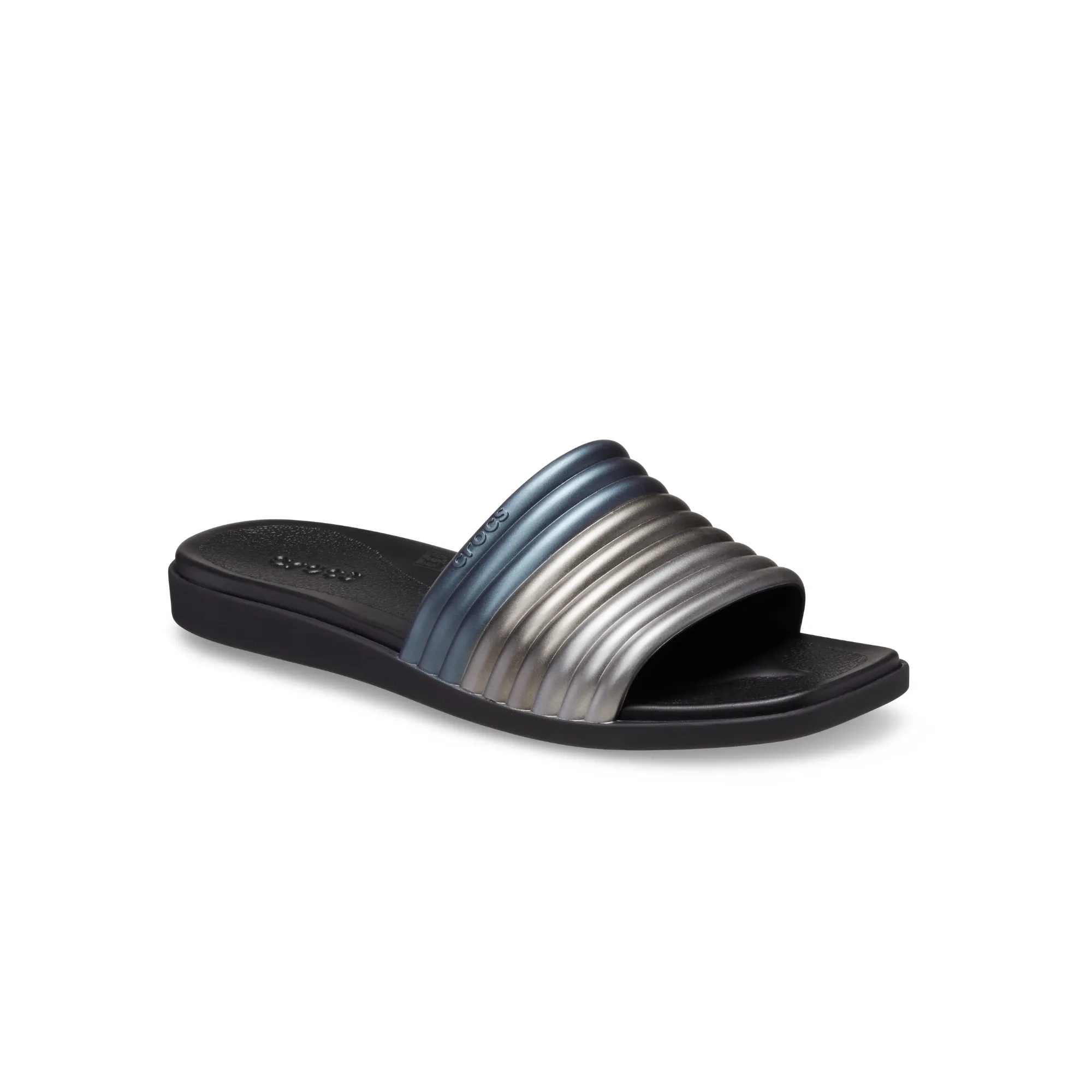 Crocs WOMEN'S MIAMI METALLIC SLIDE