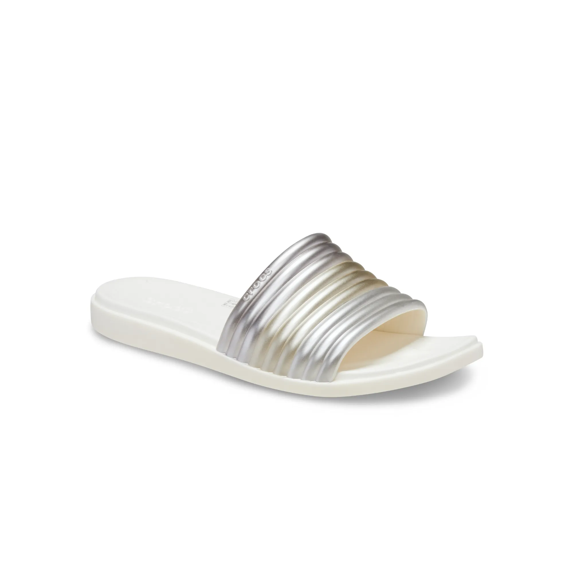Crocs WOMEN'S MIAMI METALLIC SLIDE