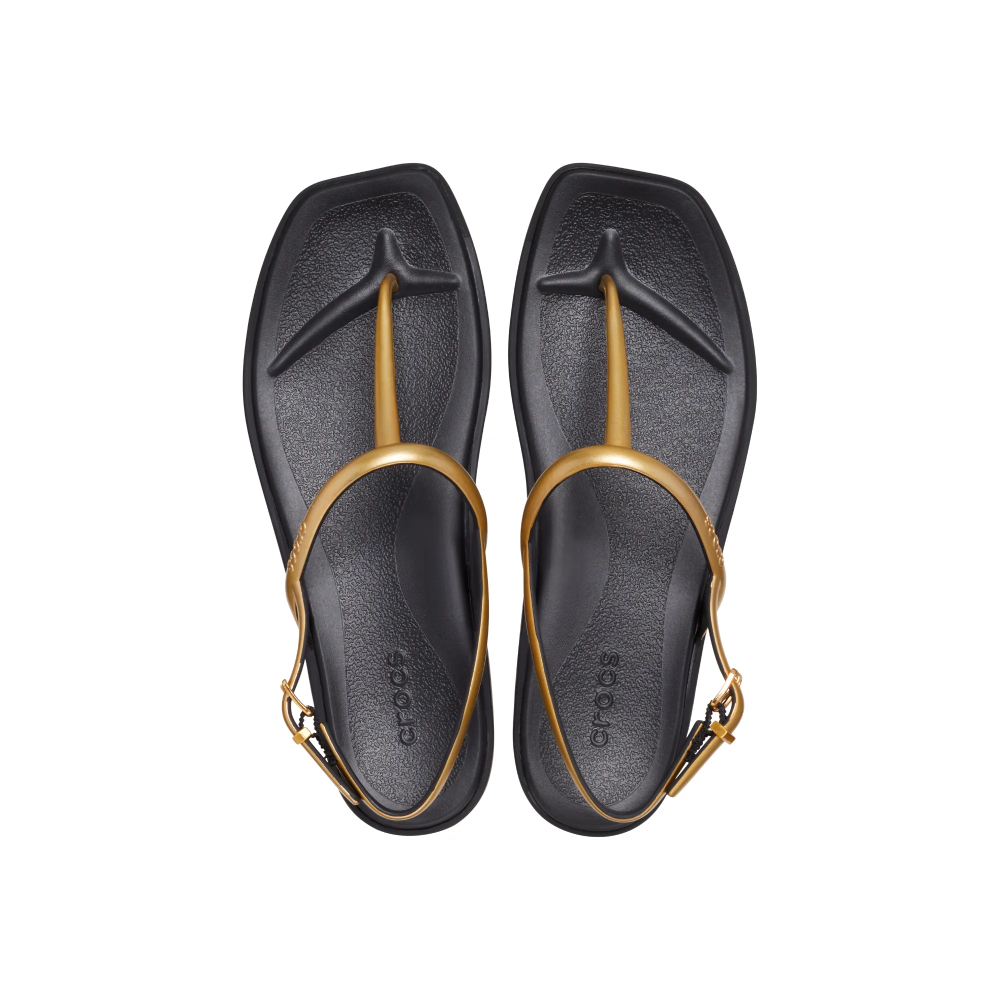 Crocs WOMEN'S MIAMI METALLIC THONG FLIP