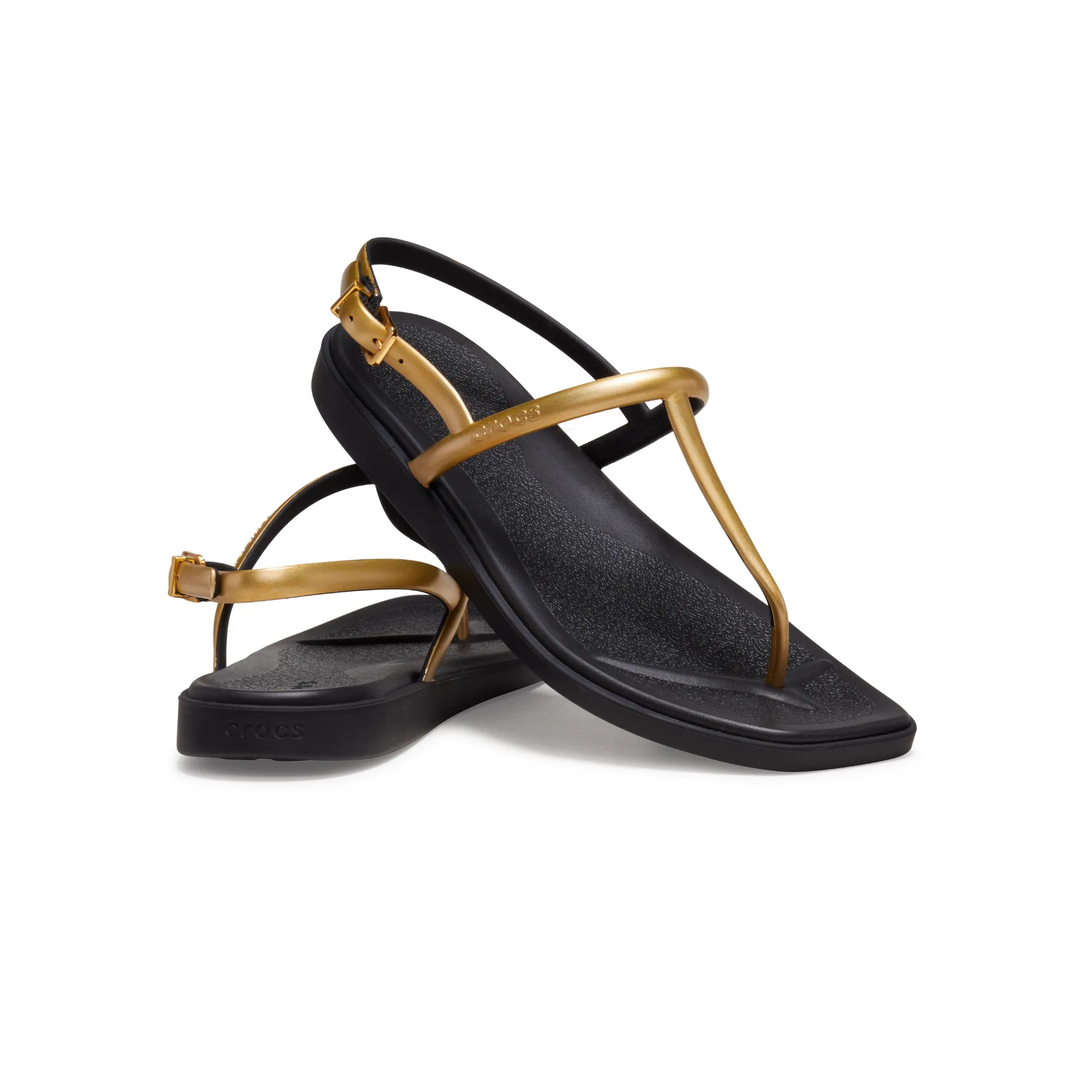 Crocs WOMEN'S MIAMI METALLIC THONG FLIP
