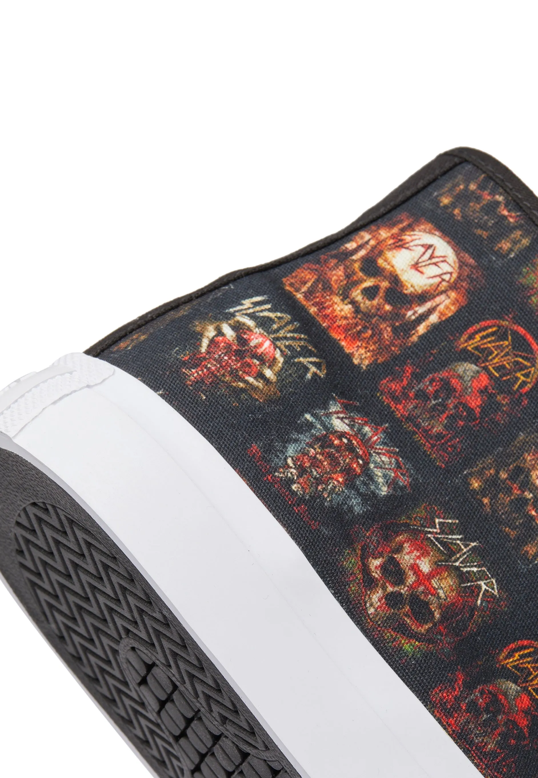 DC x Slayer - Manual Hi Black/White Print - Shoes