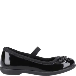 Hush Puppies BETTY PATENT JNR Girls Shoes Black