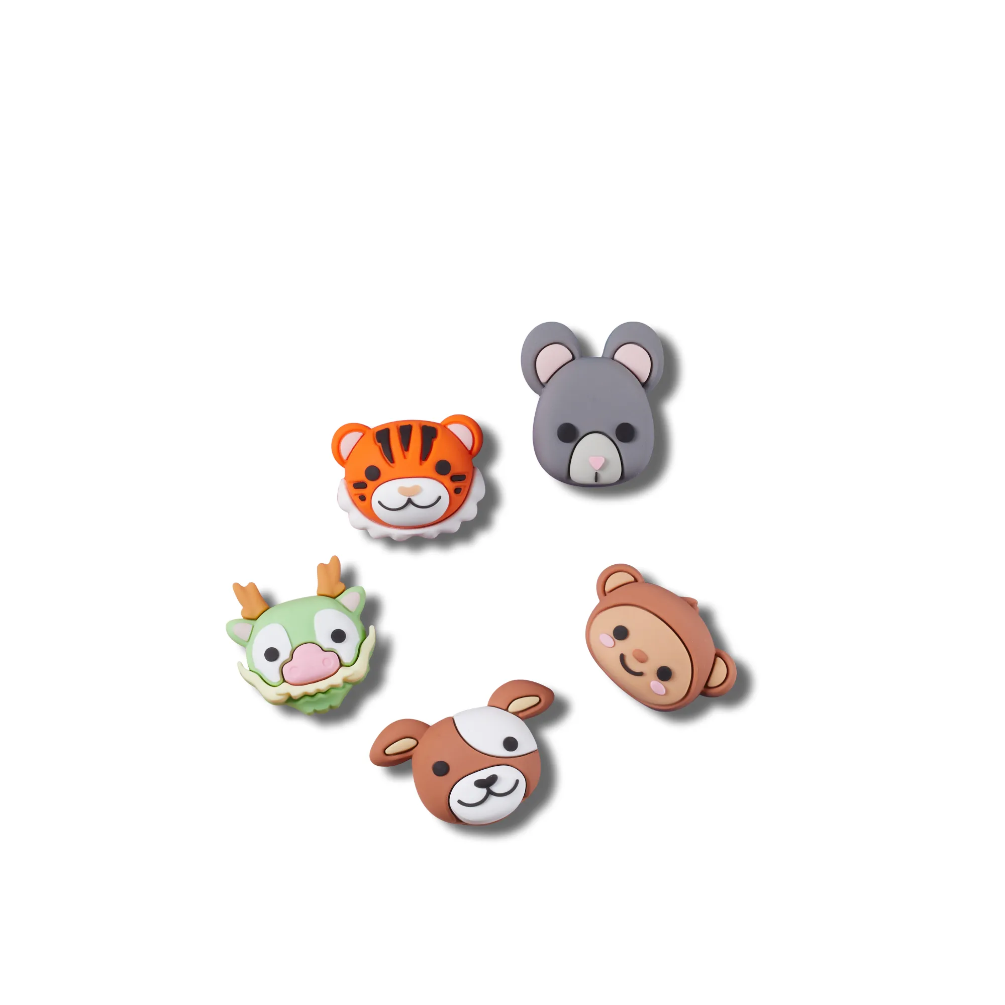 JIBBITZ™ 3D ANIMAL MIX FACE 5 PACK Crocs