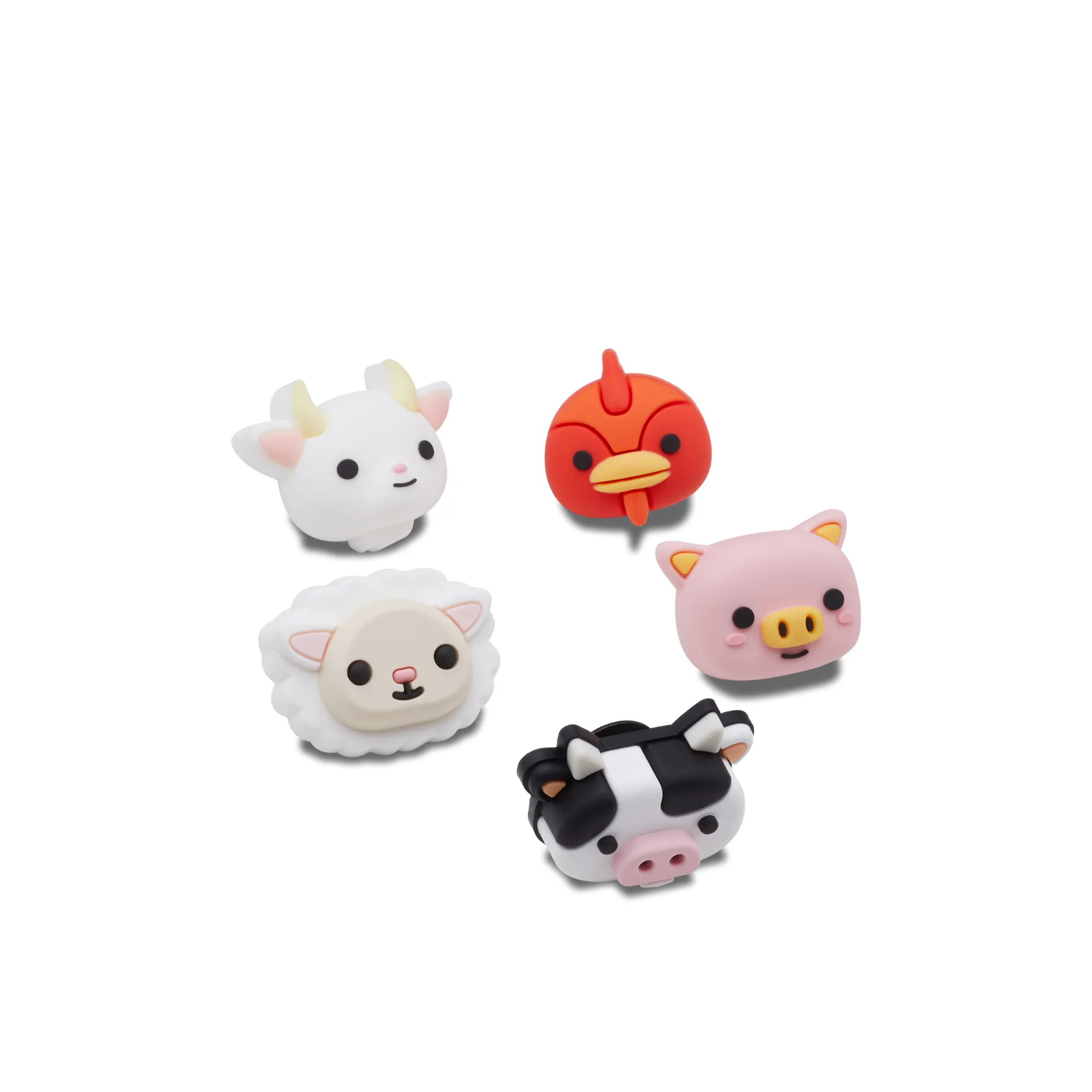 JIBBITZ™ 3D FARM ANIMAL FACES Crocs