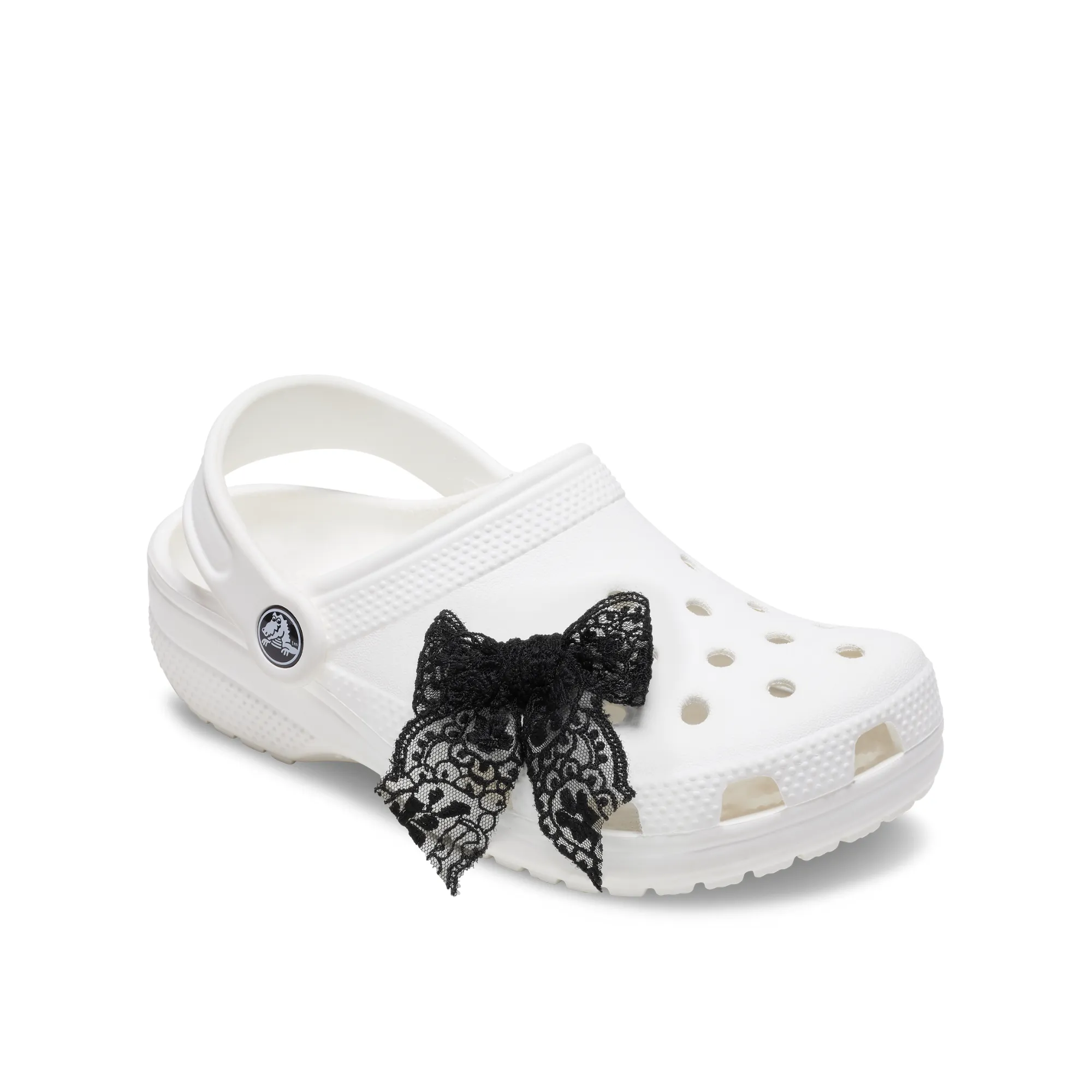JIBBITZ™ BLACK LACE BOW Crocs