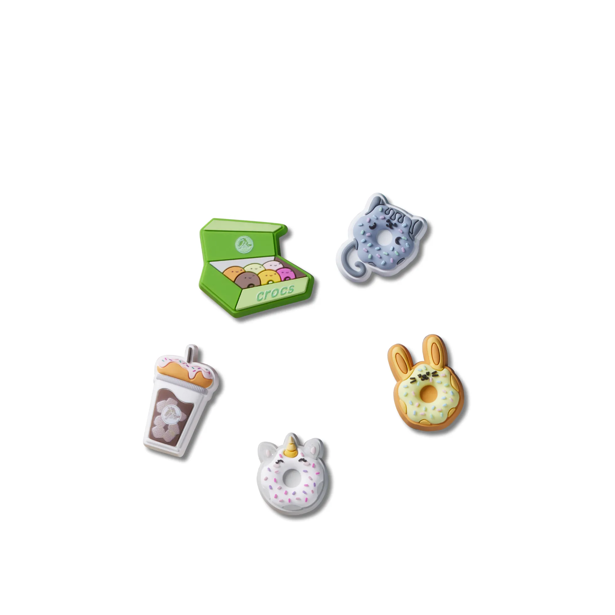 JIBBITZ™ COFFEE AND DONUTS 5 PACK Crocs