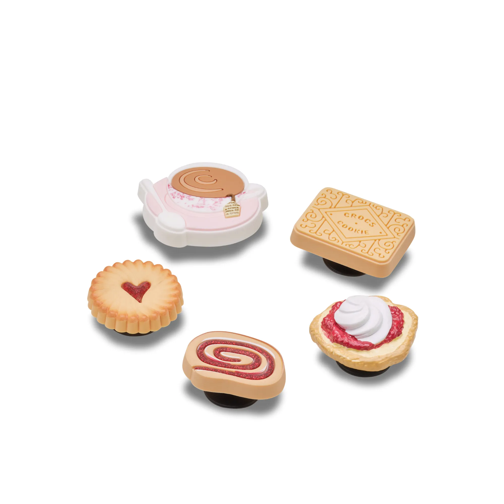 JIBBITZ™ ENGLISH TEA AND TREATS 5 PACK Crocs