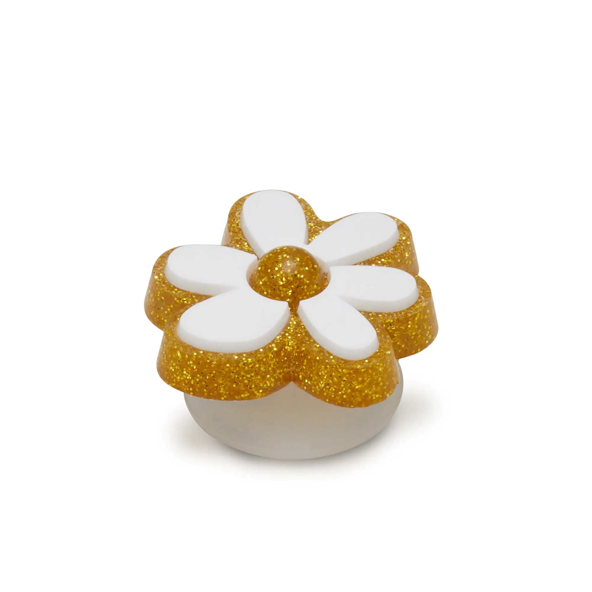JIBBITZ™ GOLD AND WHITE FLORAL Crocs