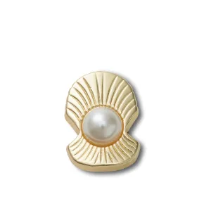 JIBBITZ™  GOLD OYSTER WITH PEARL Crocs
