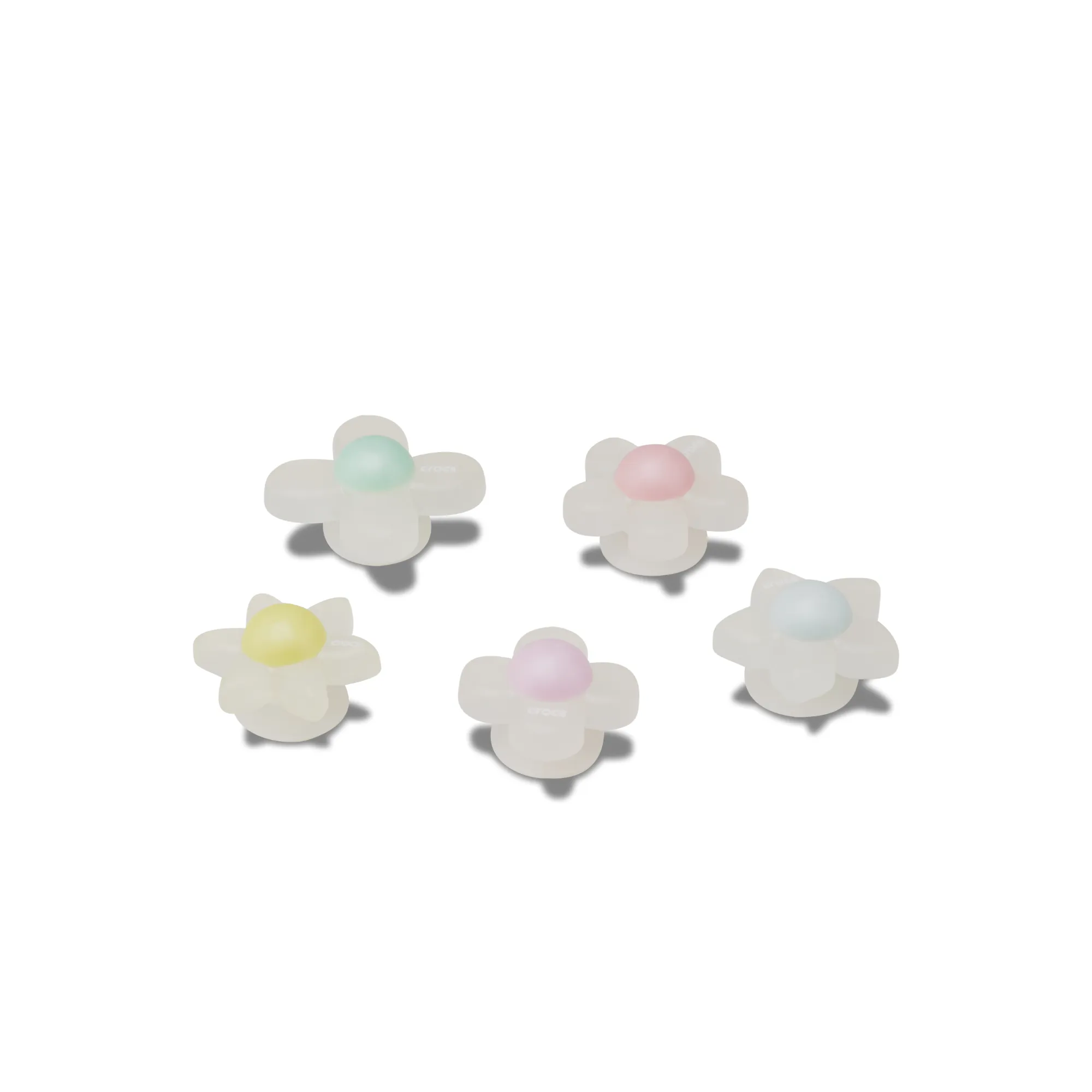 JIBBITZ™ IRIDESCENT FLOWERS COLORFUL CENTER 5 PACK Crocs