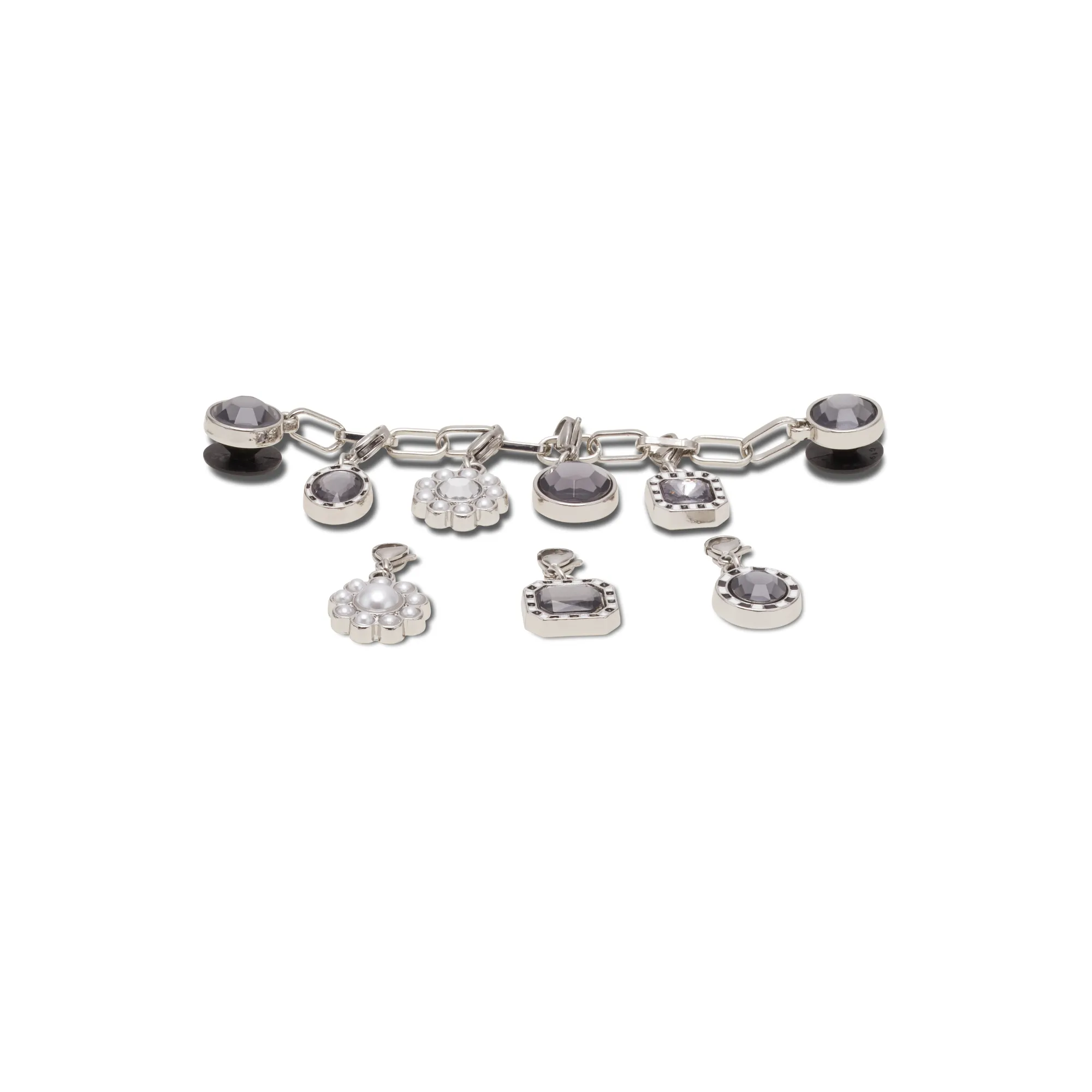 JIBBITZ™ SILVER ADJUSTABLE CHARM CHAIN Crocs