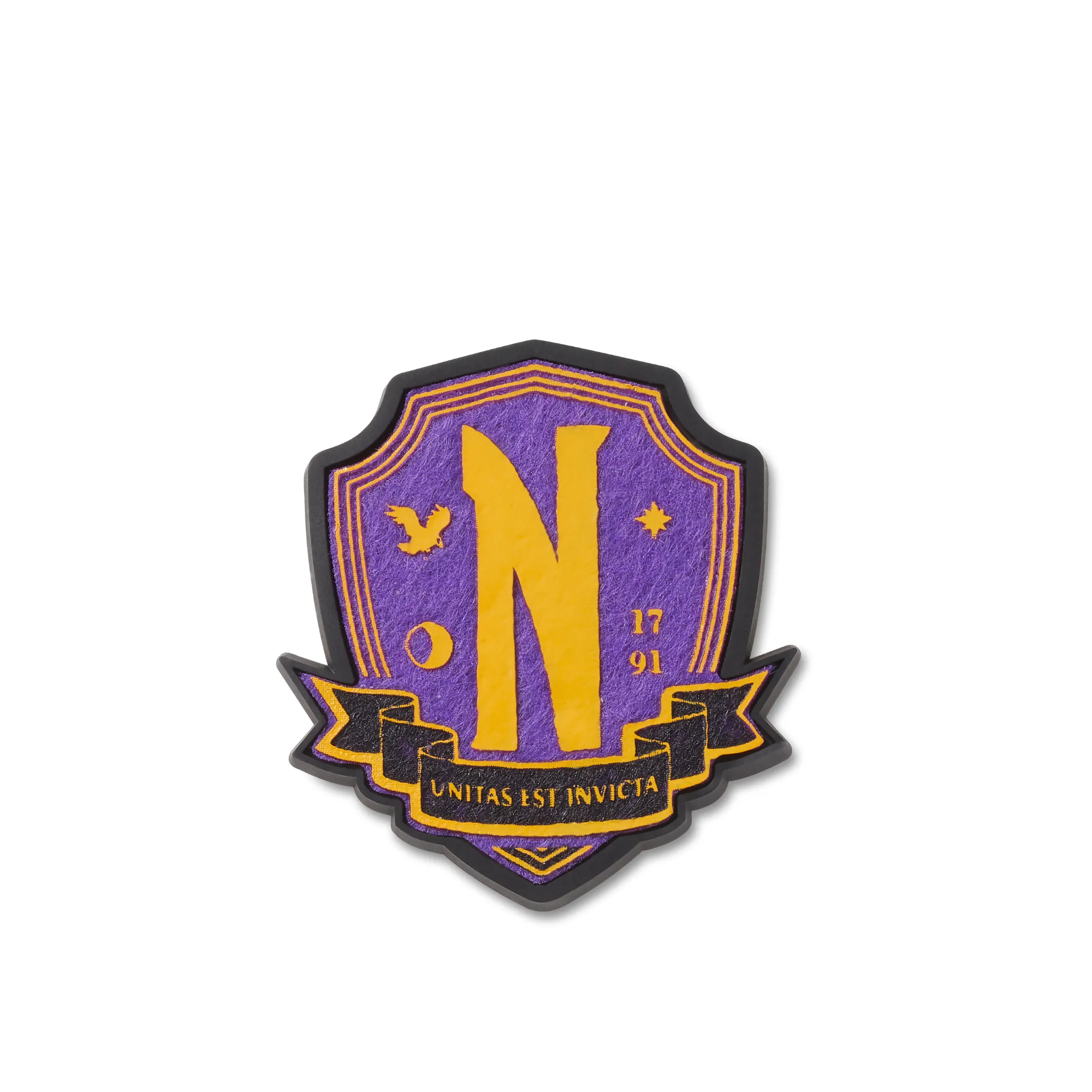 JIBBITZ™  WEDNESDAY NEVERMORE BADGE Crocs