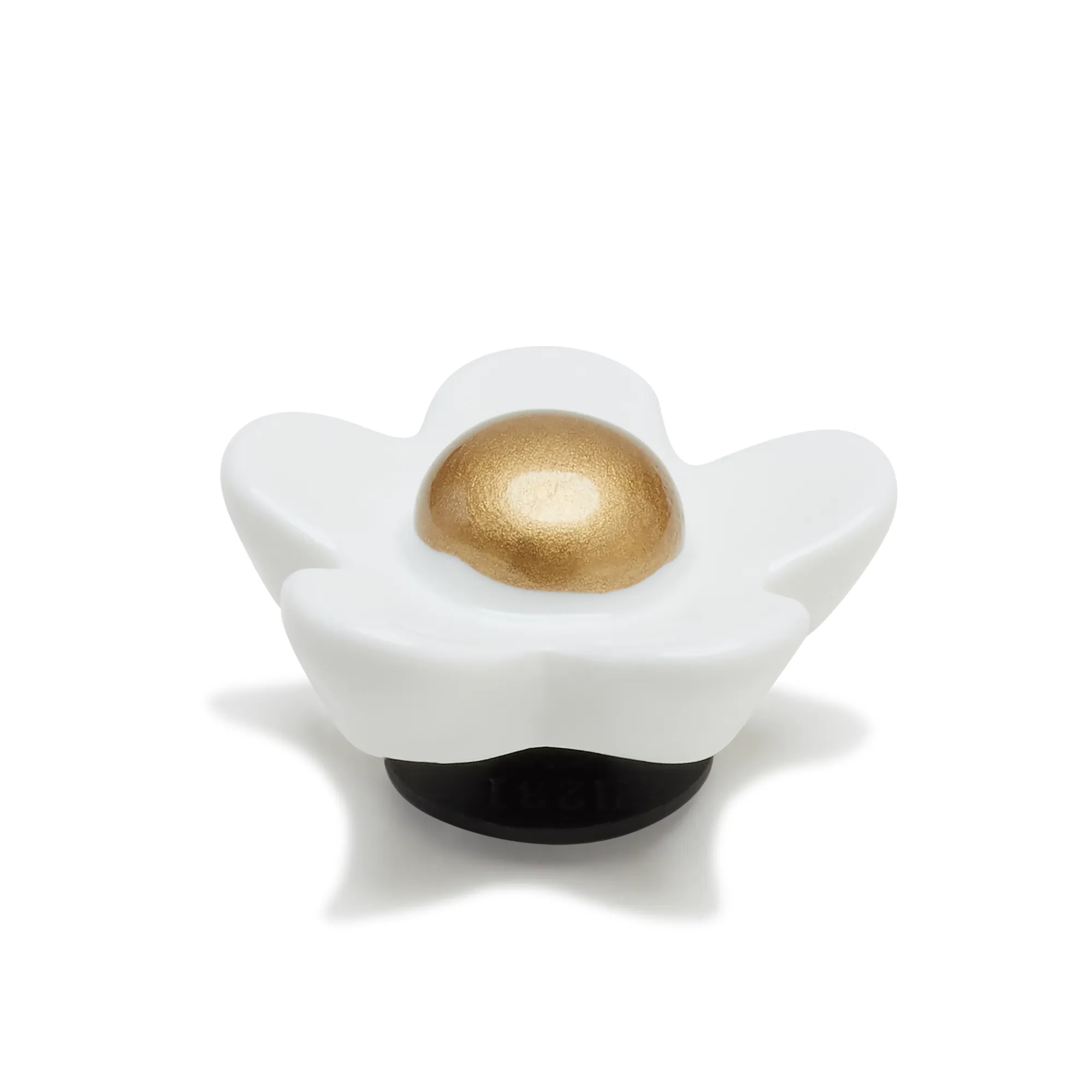 JIBBITZ™  WHITE DAISY WITH GOLD CENTER Crocs
