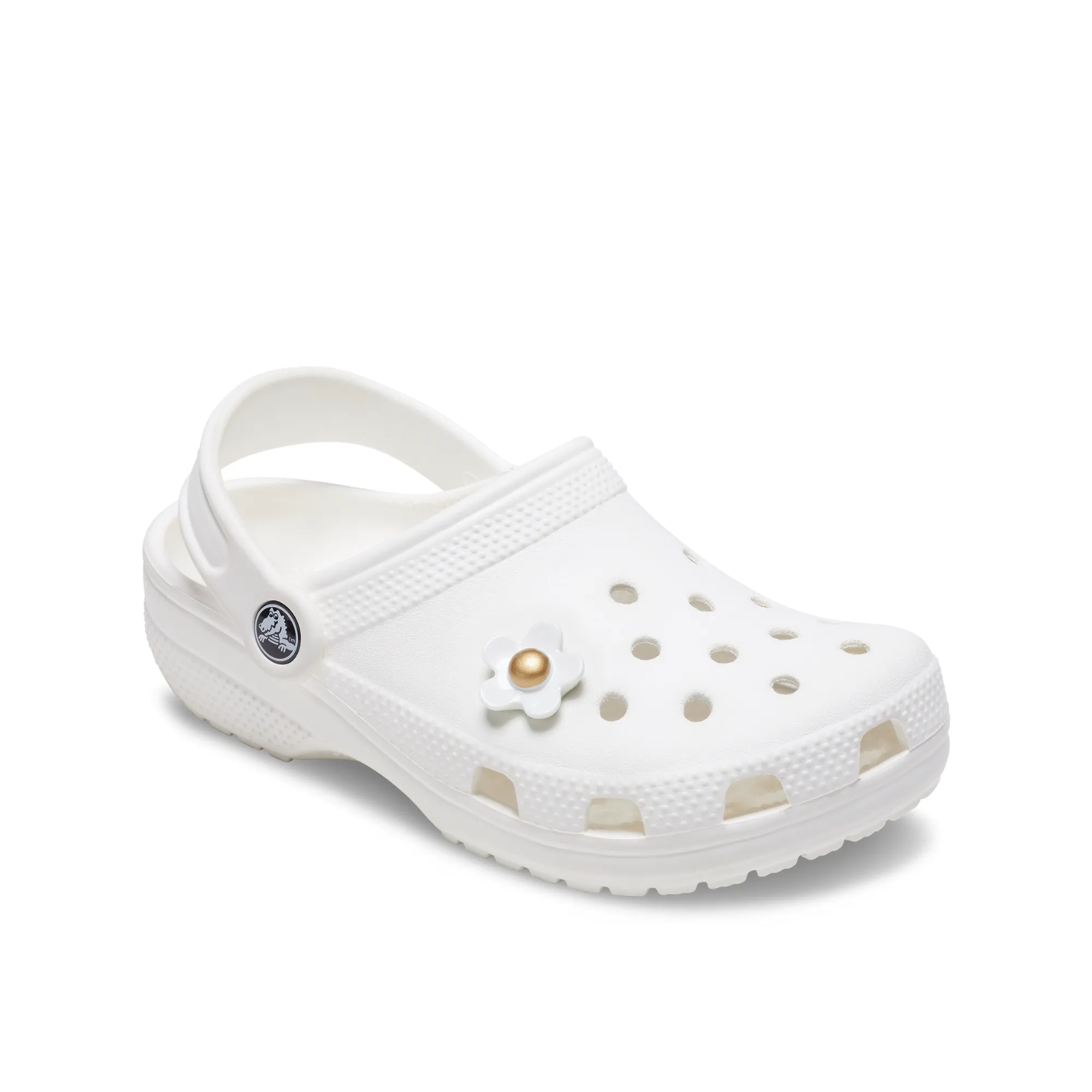 JIBBITZ™  WHITE DAISY WITH GOLD CENTER Crocs