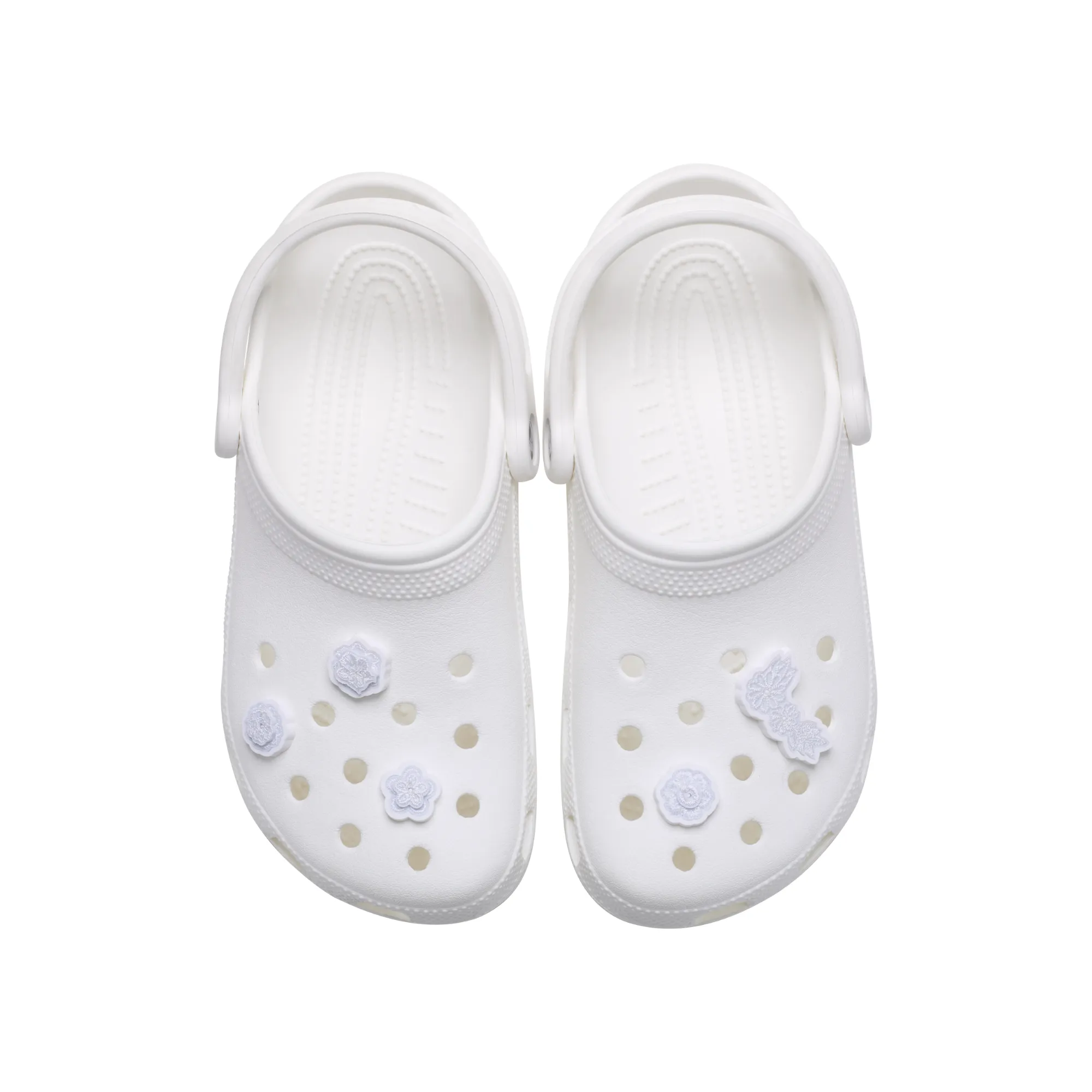JIBBITZ™ WHITE ELEGANT FLORAL 5 PACK Crocs