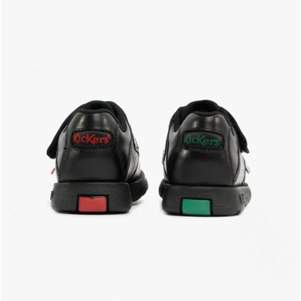 Kickers FRAGMA STRAP INFANT Moccasin Derby Shoes Black