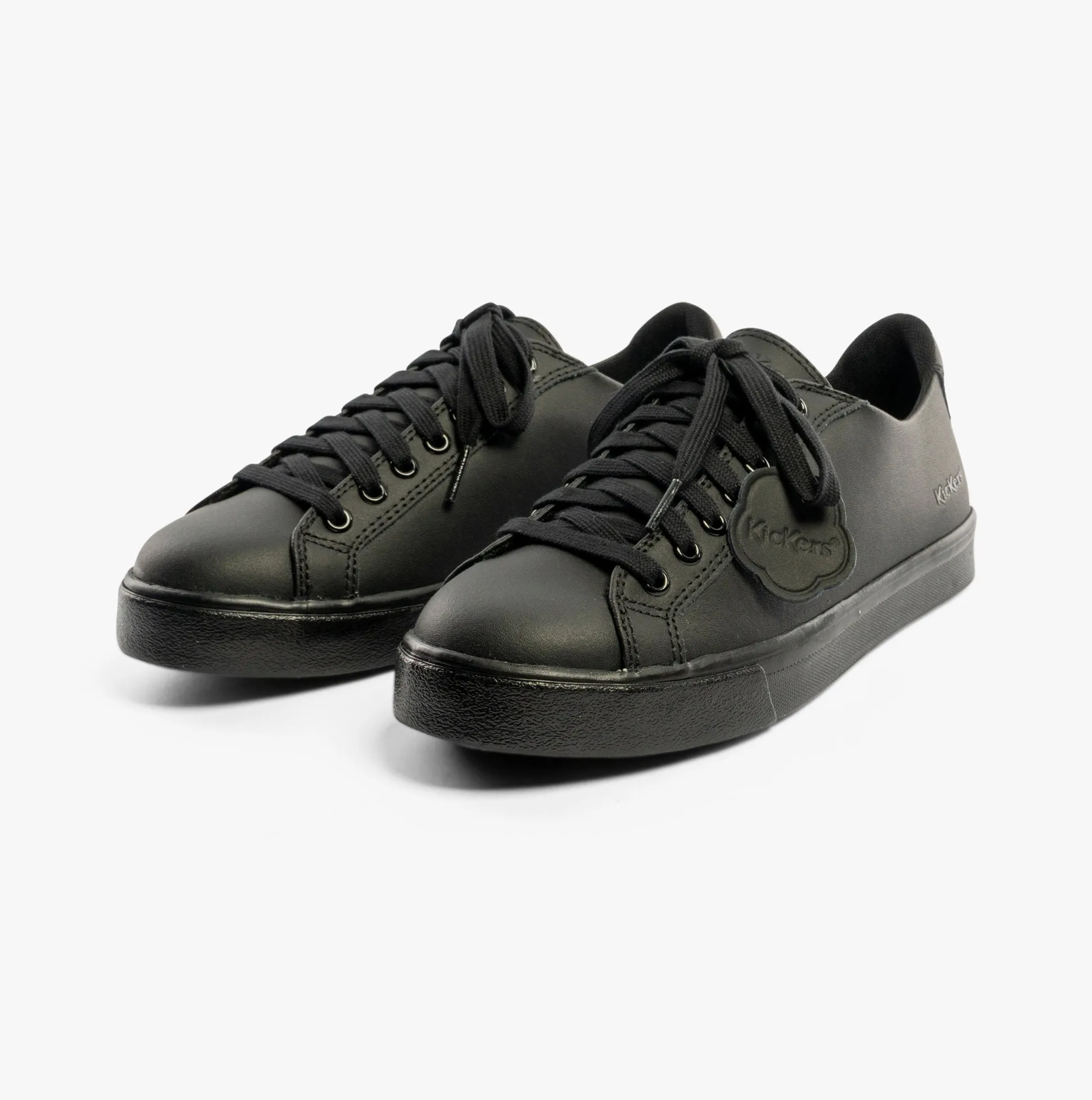 Kickers TOVNI Unisex School Trainer Shoes Black