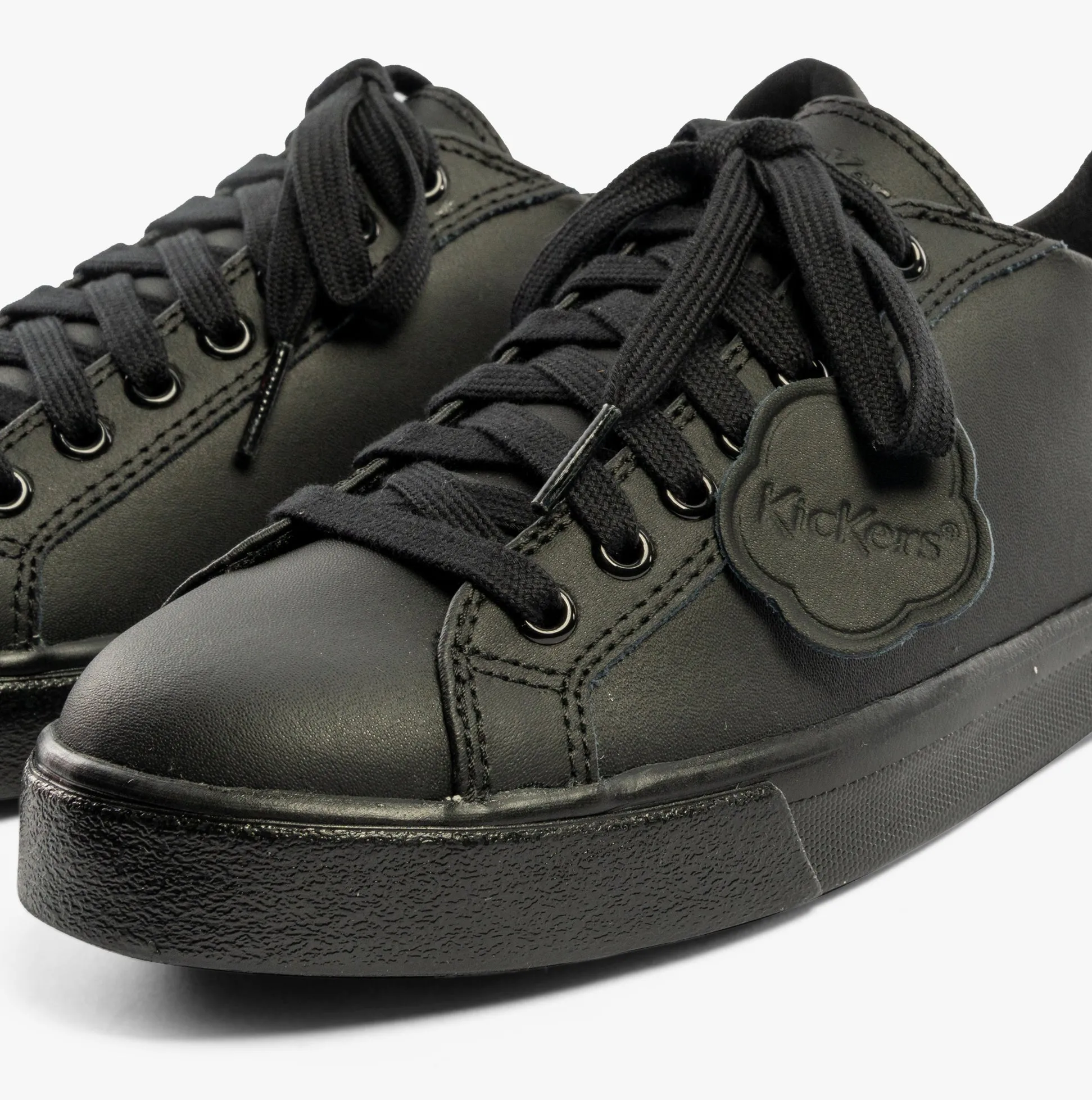 Kickers TOVNI Unisex School Trainer Shoes Black