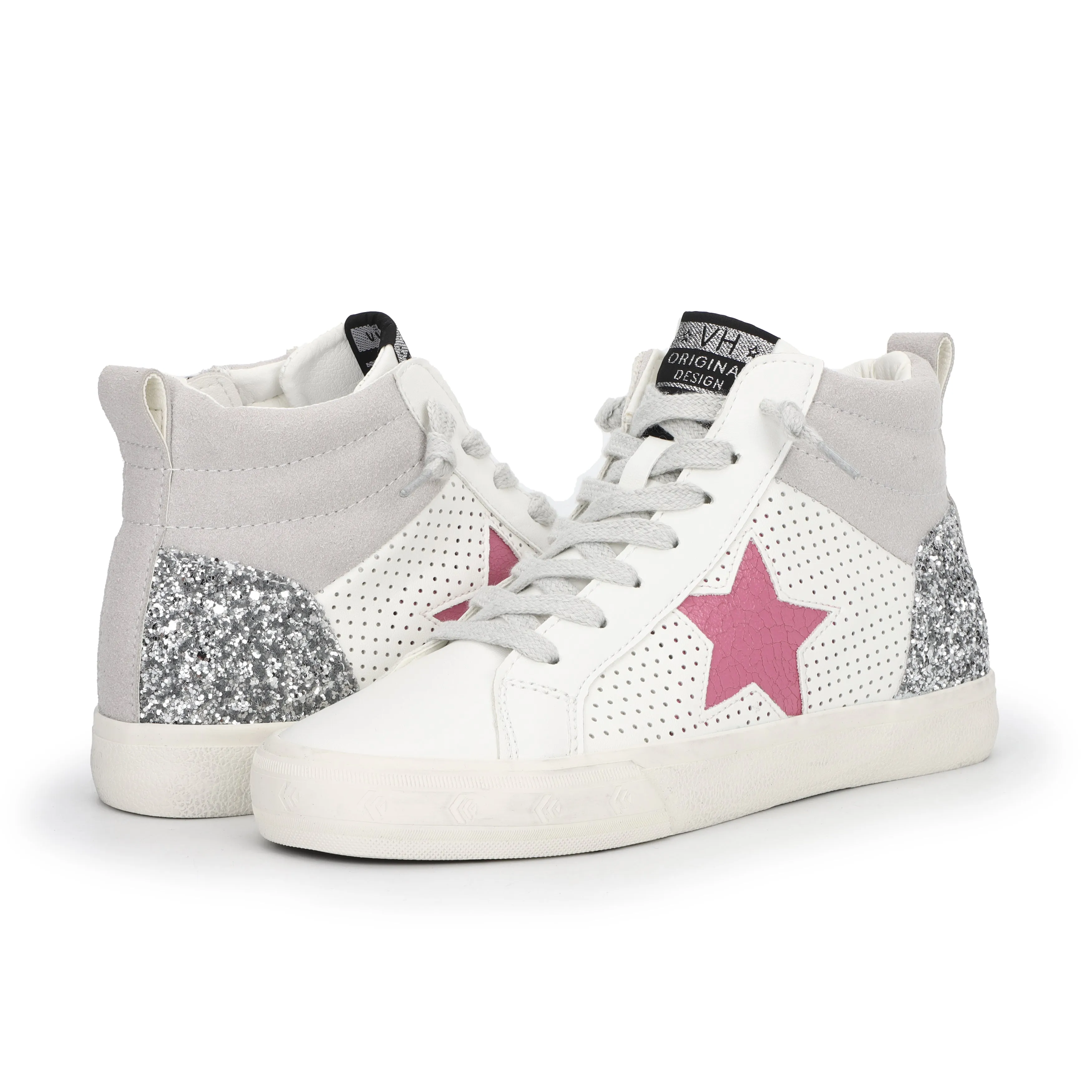 LESTER - WHITE GREY PINK