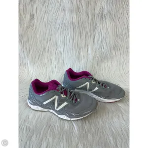 Shoes Athletic By New Balance In Grey & Purple, Size: 9.5