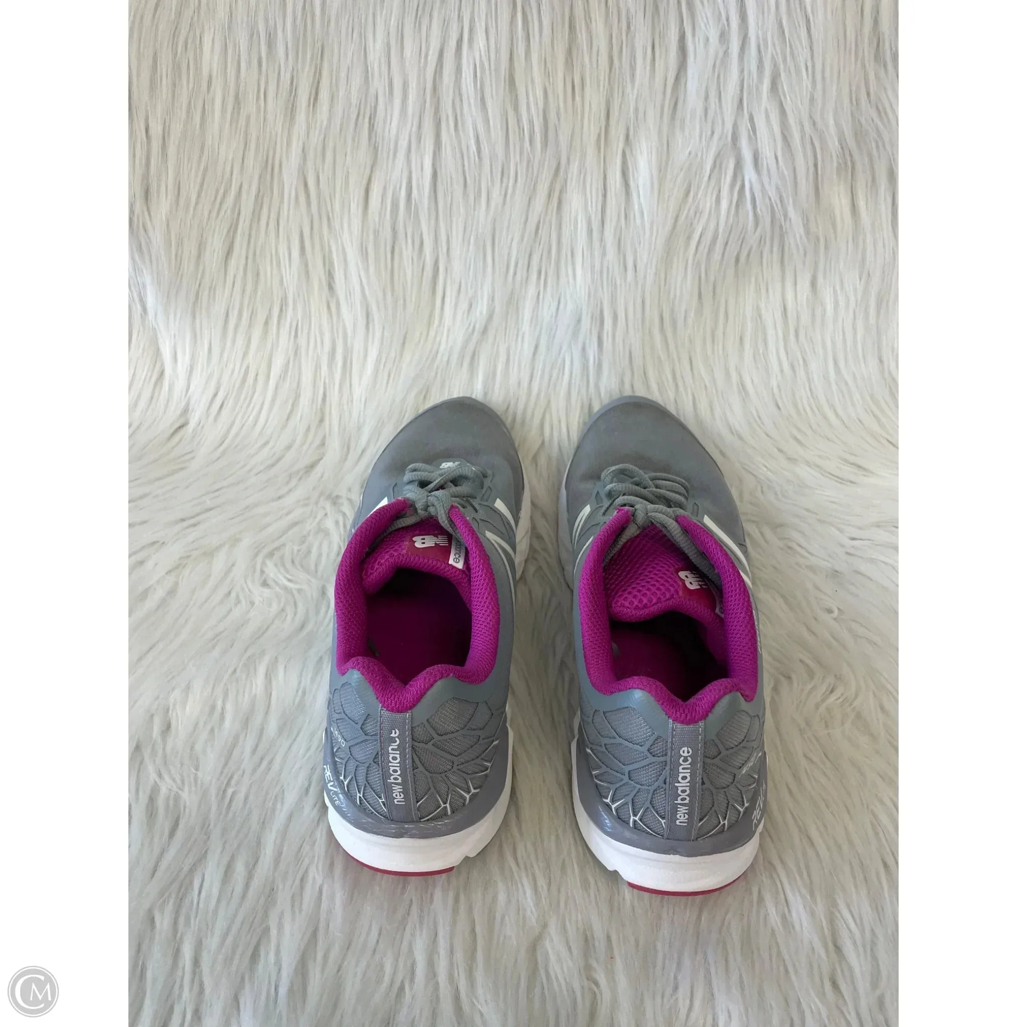 Shoes Athletic By New Balance In Grey & Purple, Size: 9.5