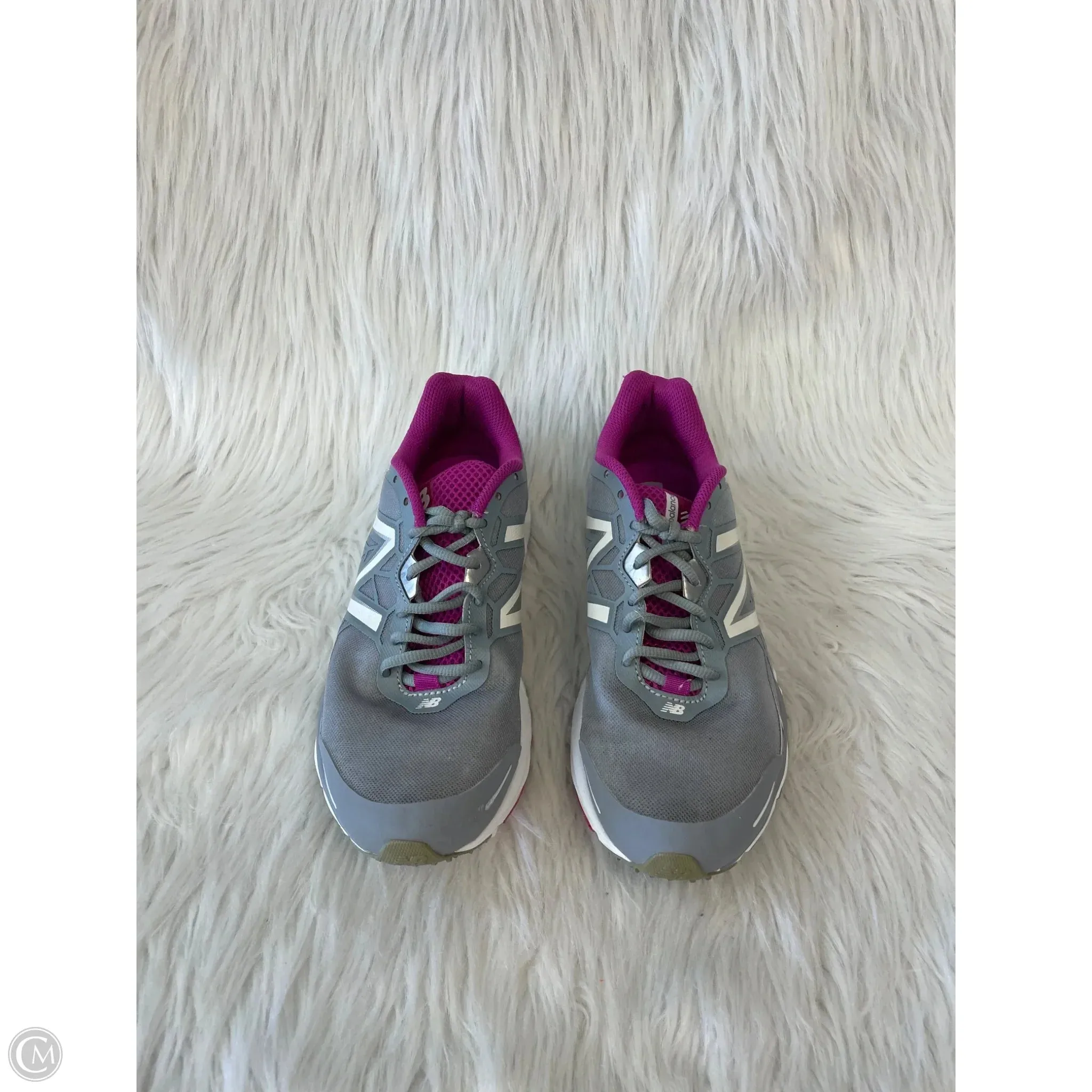 Shoes Athletic By New Balance In Grey & Purple, Size: 9.5