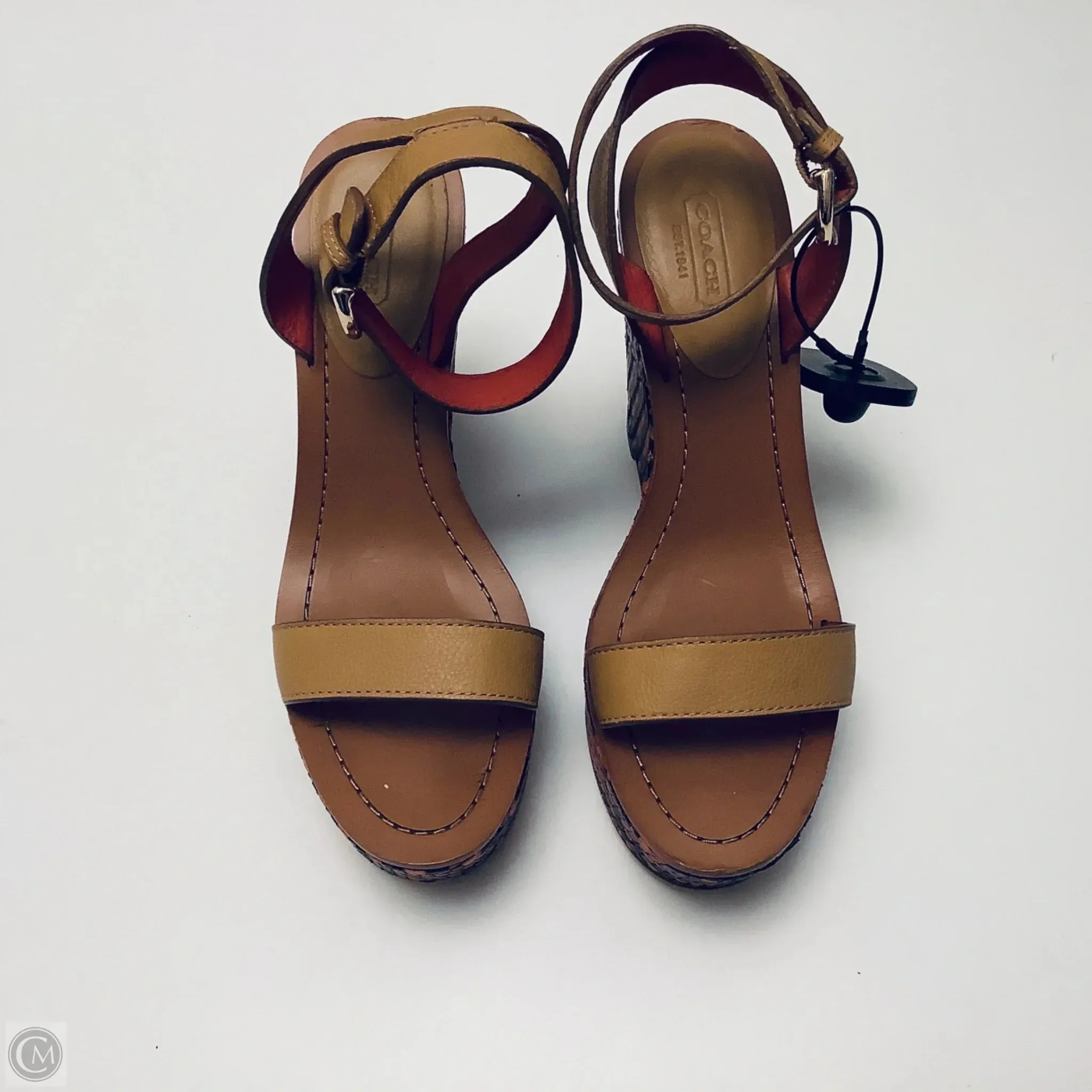 Shoes Designer By Coach In Red, Size: 8.5