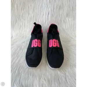 Shoes Designer By Ugg In Black & Pink, Size: 9
