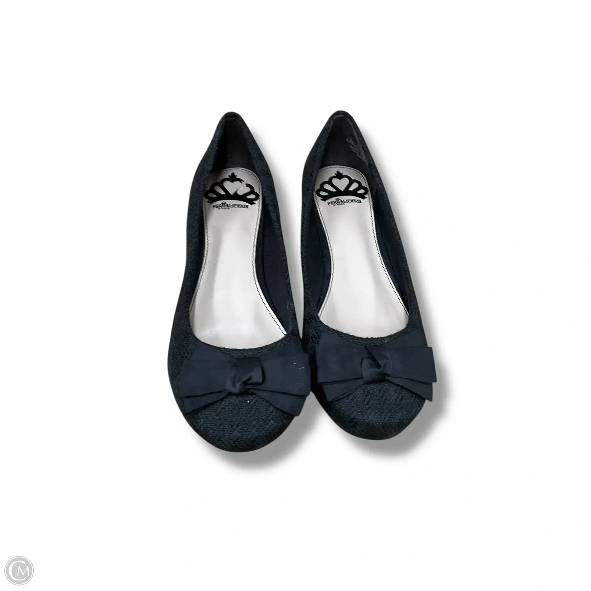 Shoes Flats By Fergalicious In Black, Size: 6.5