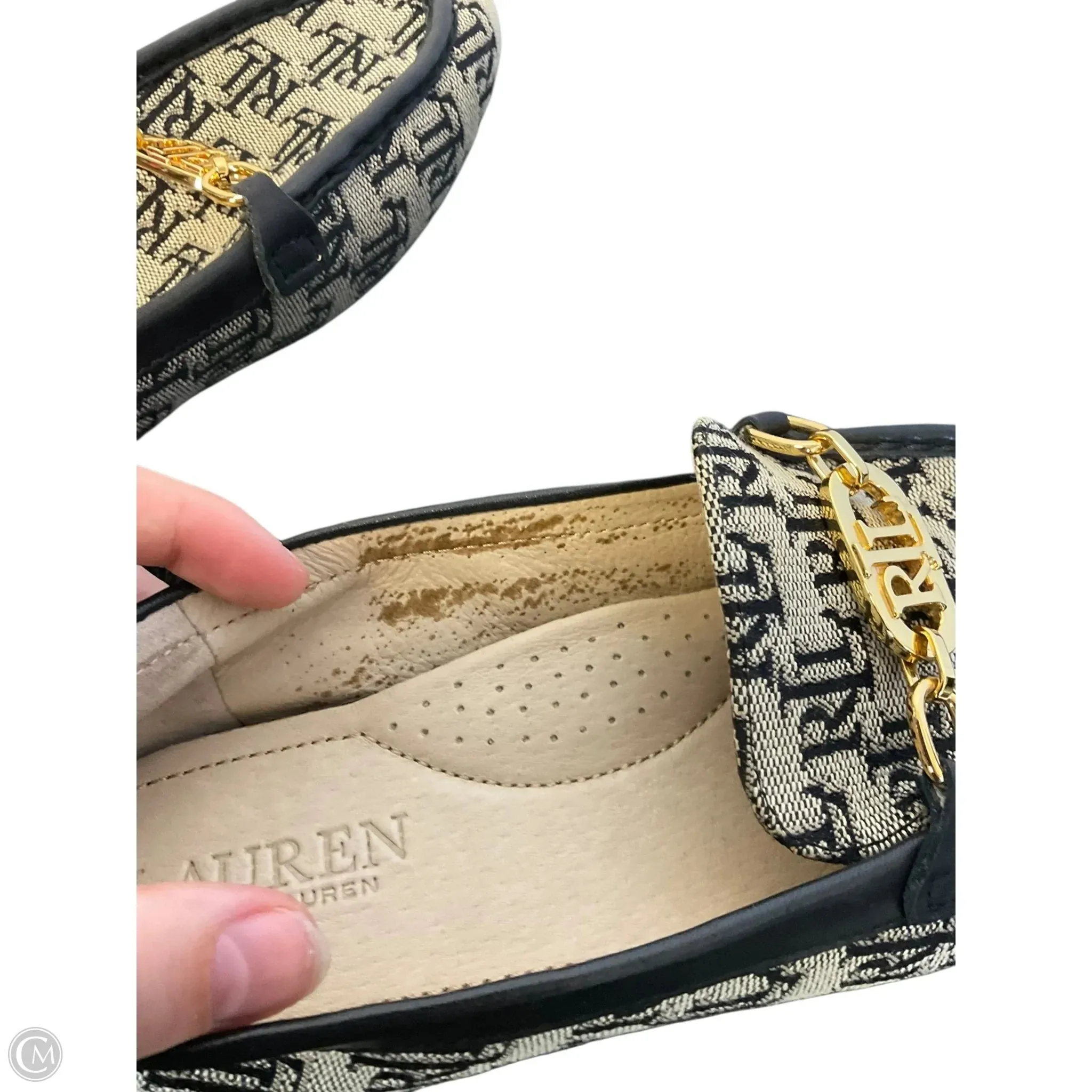 Shoes Flats By Lauren By Ralph Lauren In Black, Size: 6