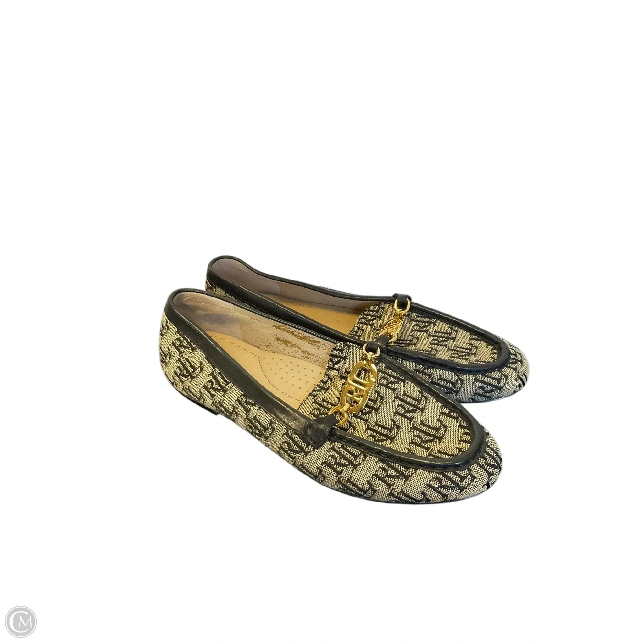Shoes Flats By Lauren By Ralph Lauren In Black, Size: 6