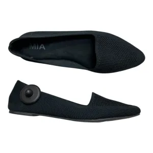 Shoes Flats By Mia In Black, Size:7.5