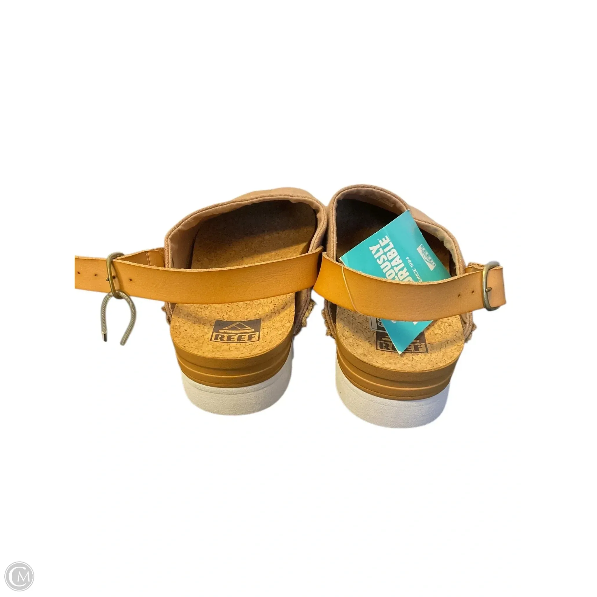 Shoes Flats By Reef In Tan, Size: 8
