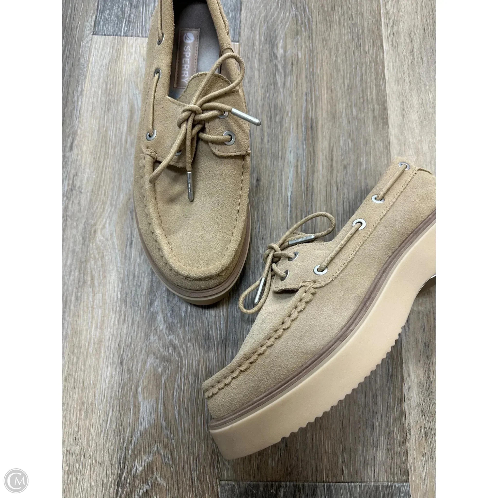 Shoes Flats By Sperry In Tan, Size: 7.5