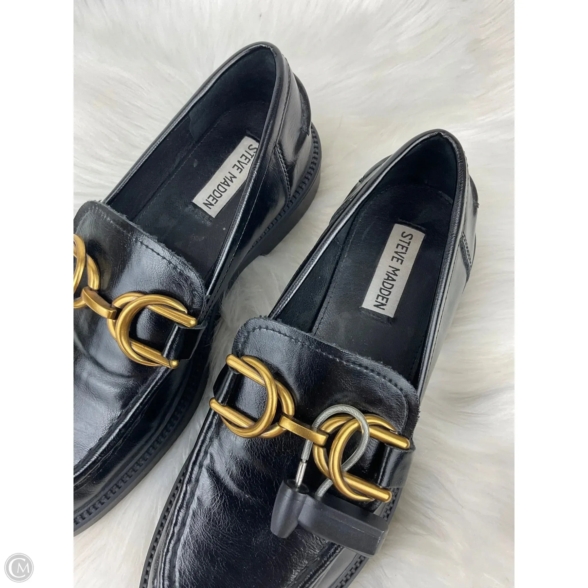 Shoes Flats By Steve Madden In Black, Size: 8.5