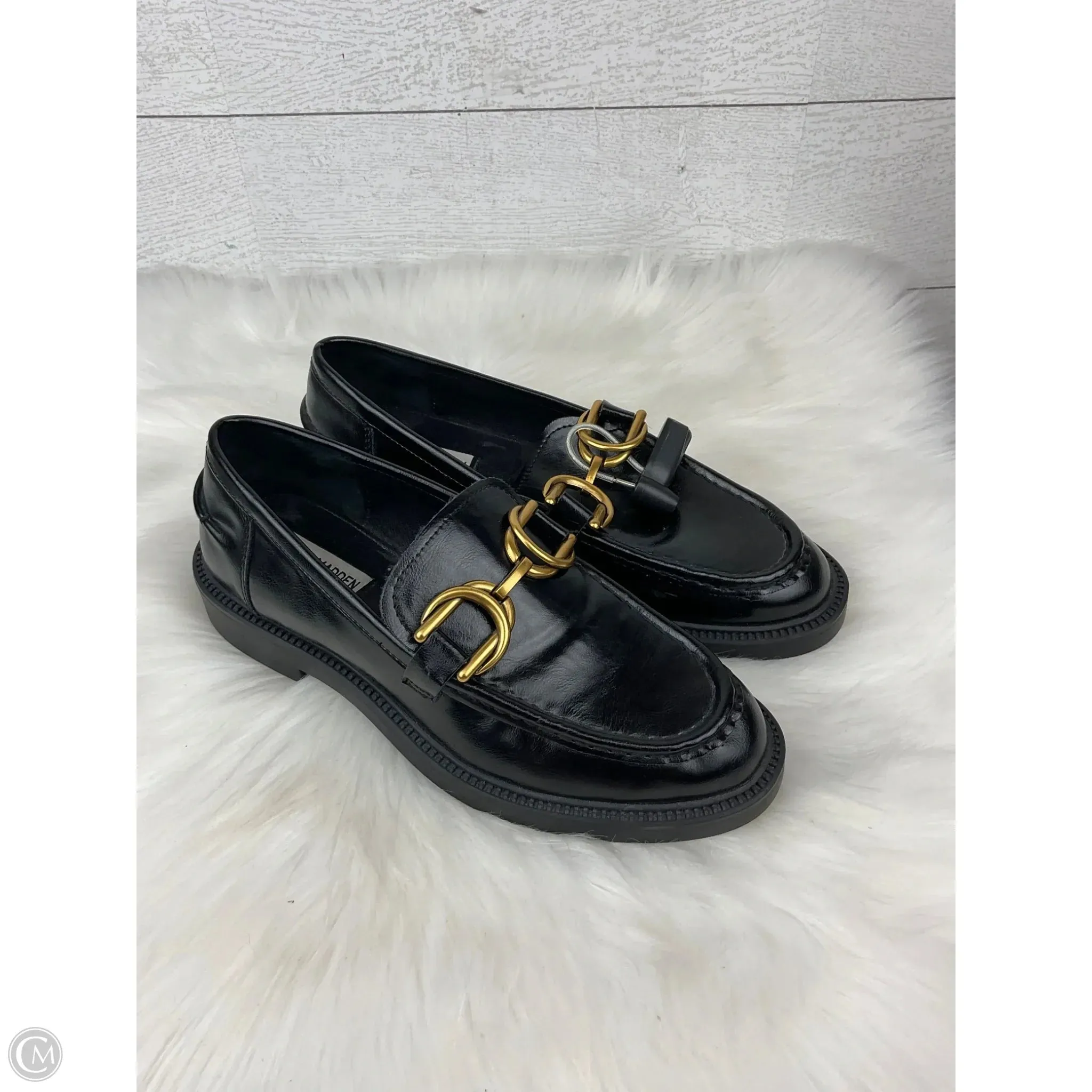 Shoes Flats By Steve Madden In Black, Size: 8.5