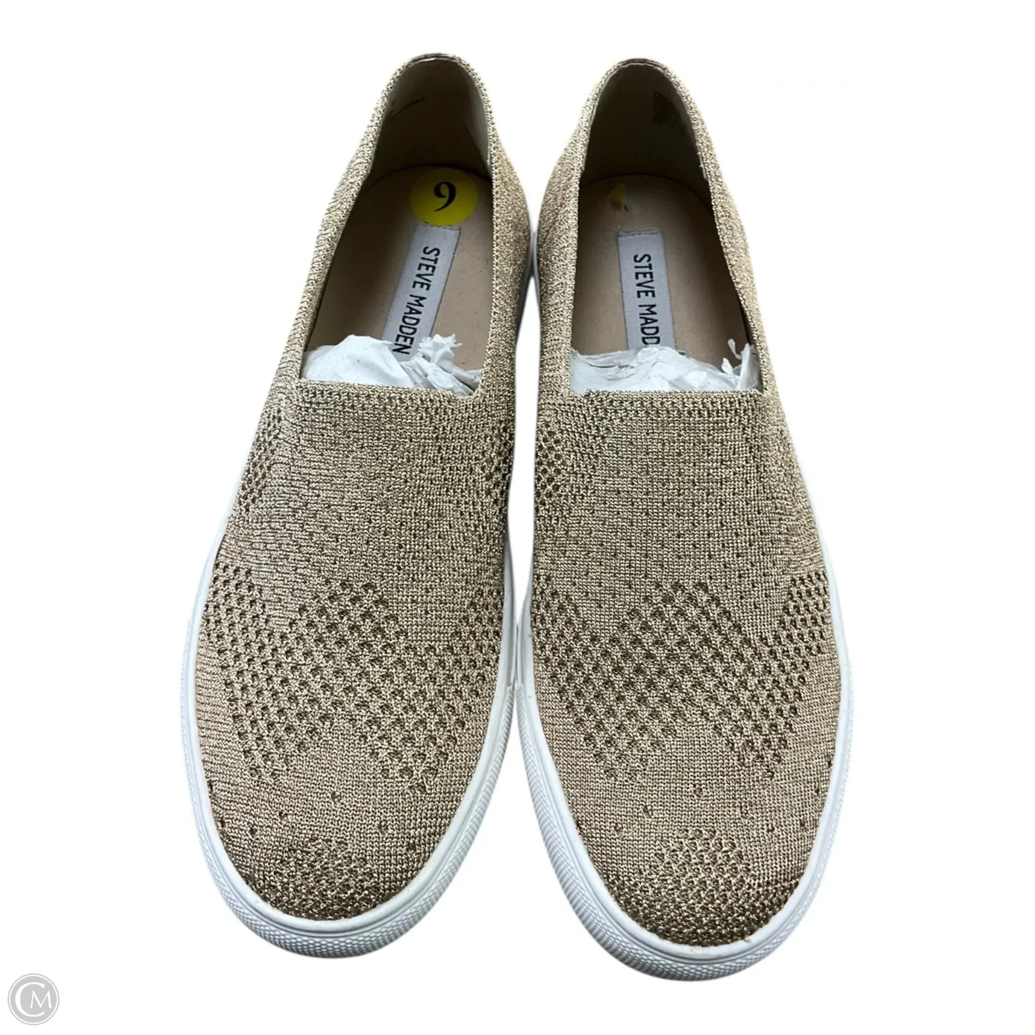 Shoes Flats By Steve Madden In Gold, Size: 9