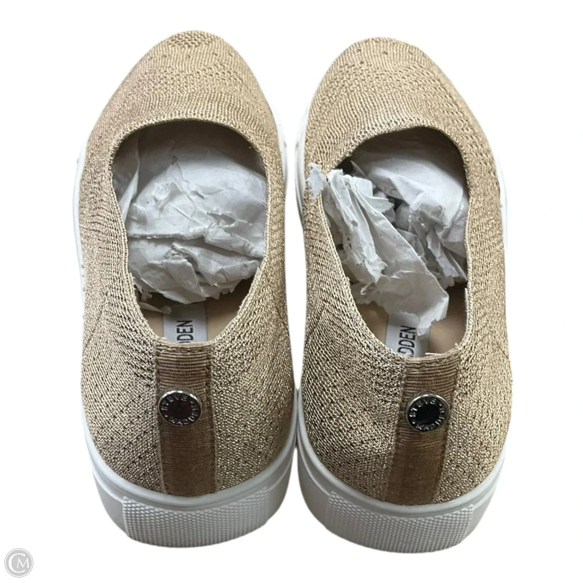 Shoes Flats By Steve Madden In Gold, Size: 9