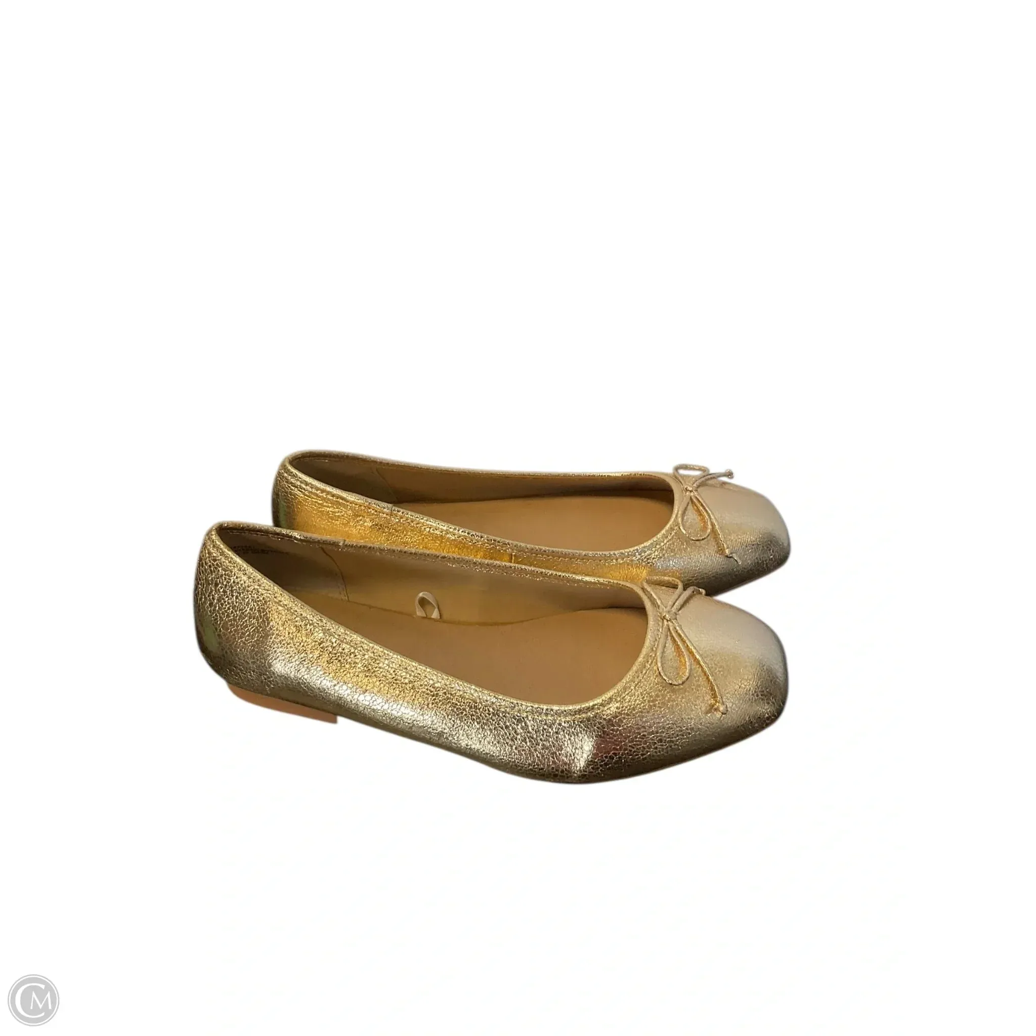 Shoes Flats By Torrid In Gold, Size: 8.5
