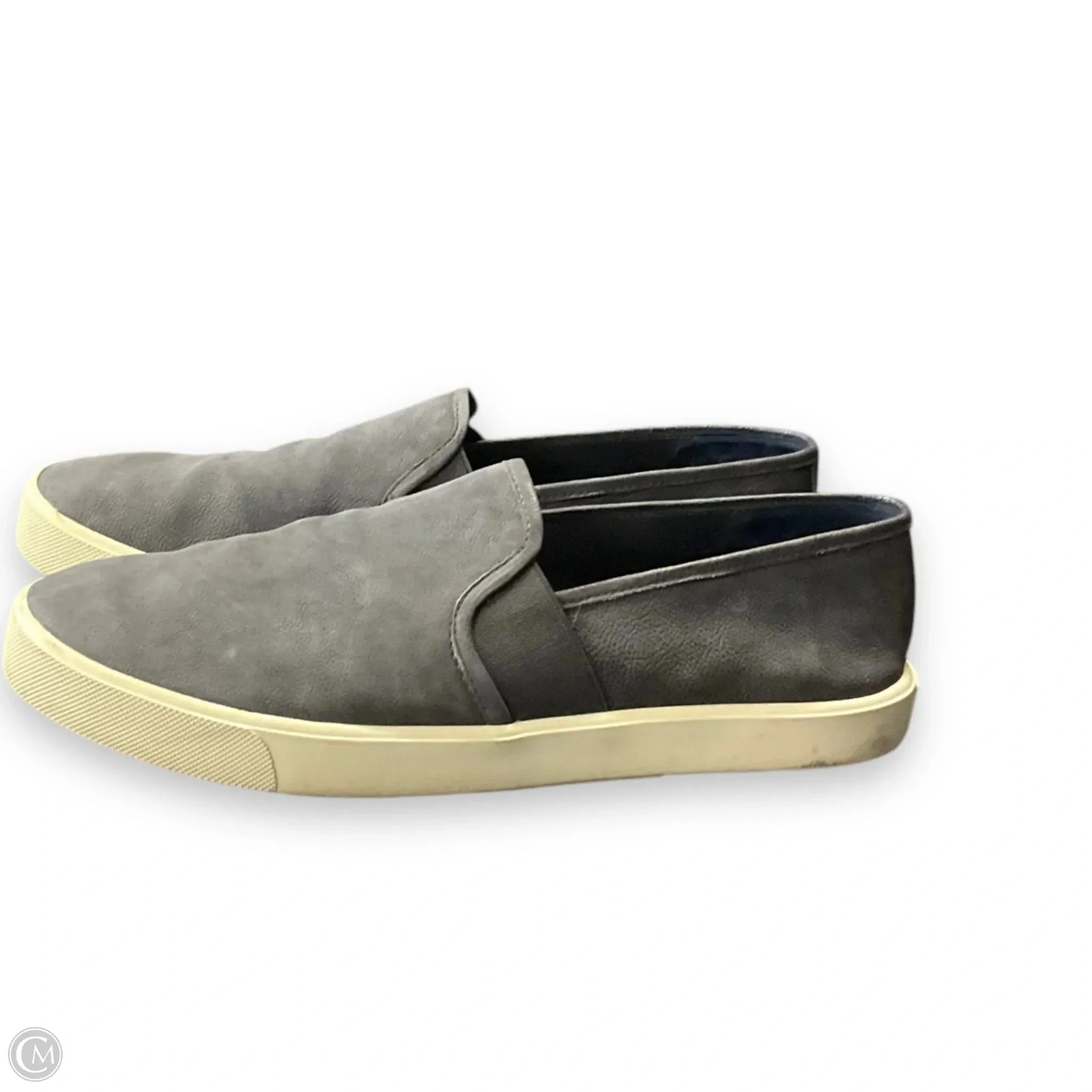 Shoes Flats By Vince In Grey, Size: 7
