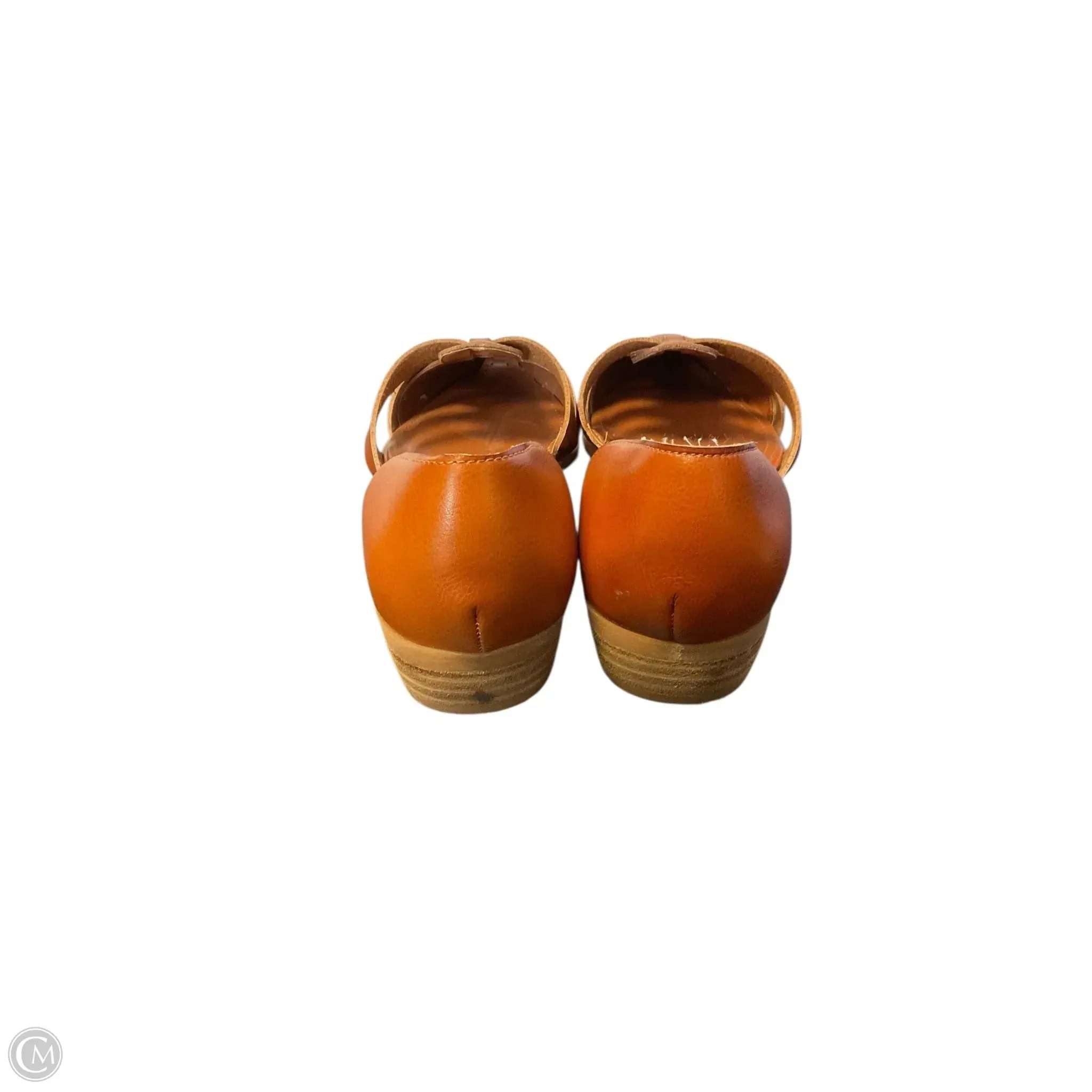 Shoes Flats By Wonderly In Brown, Size: 9