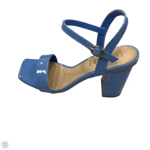 Shoes Heels Block By Journee In Blue, Size: 7.5