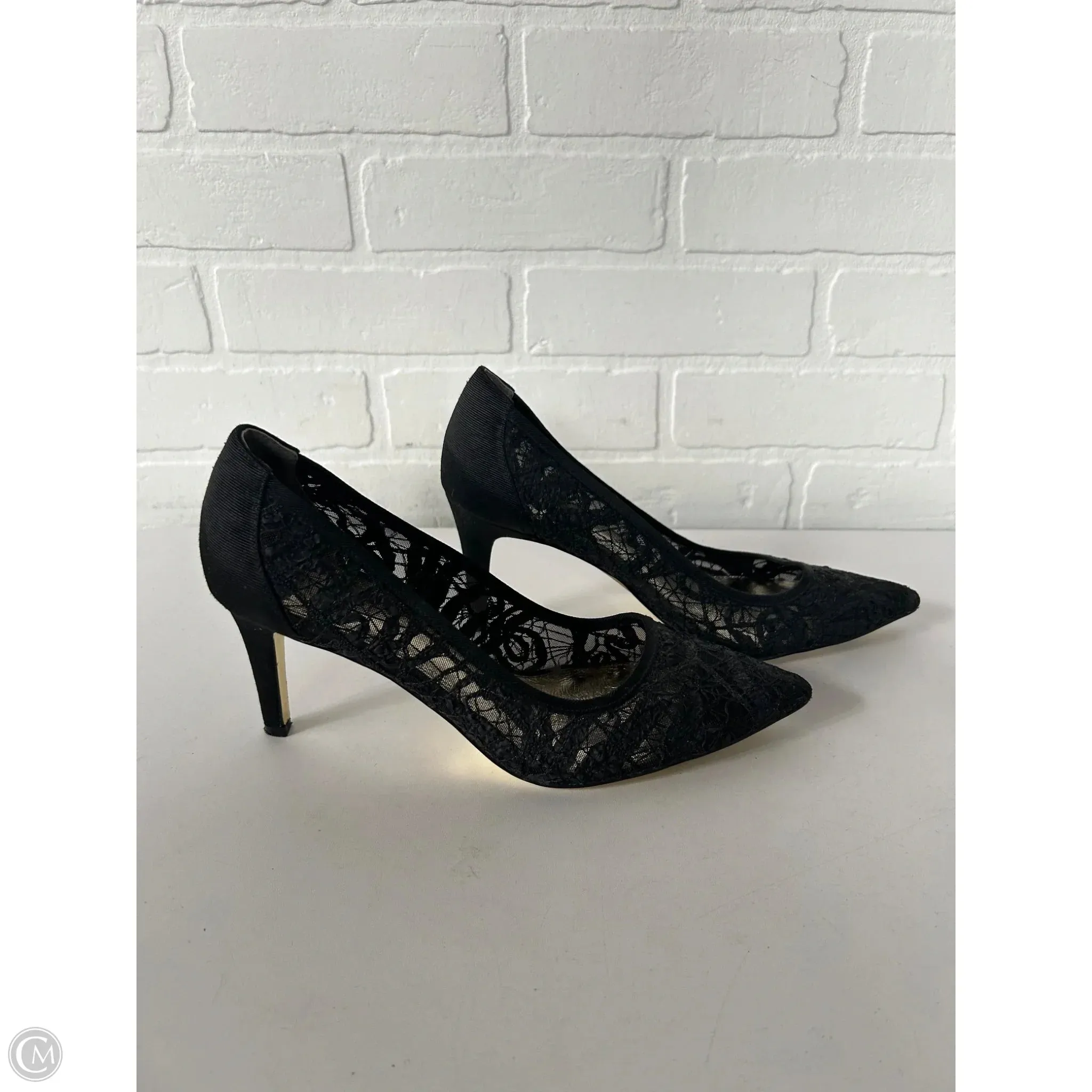 Shoes Heels Stiletto By Adrianna Papell In Black, Size: 9