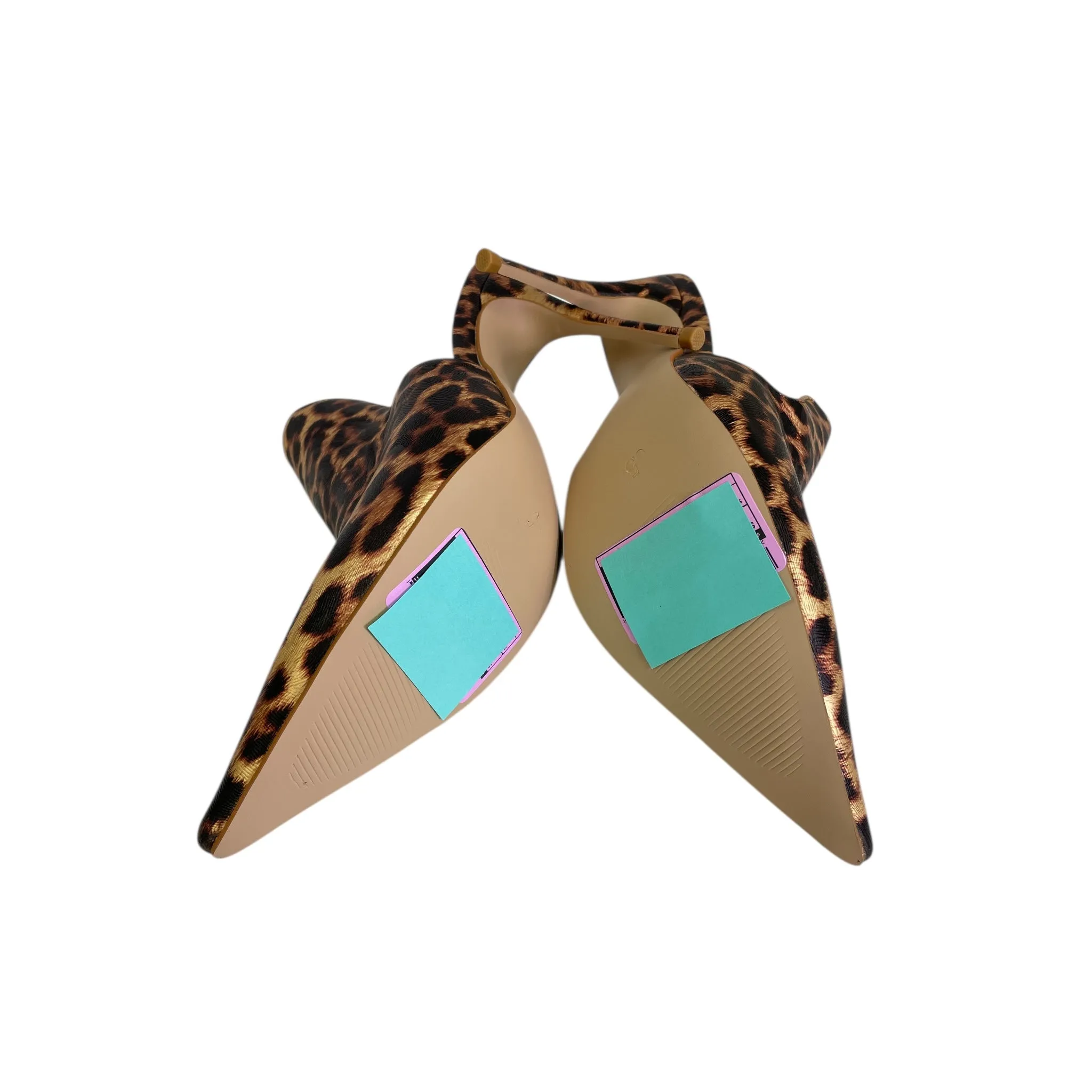 Shoes Heels Stiletto By Fowk In Animal Print, Size:6.5