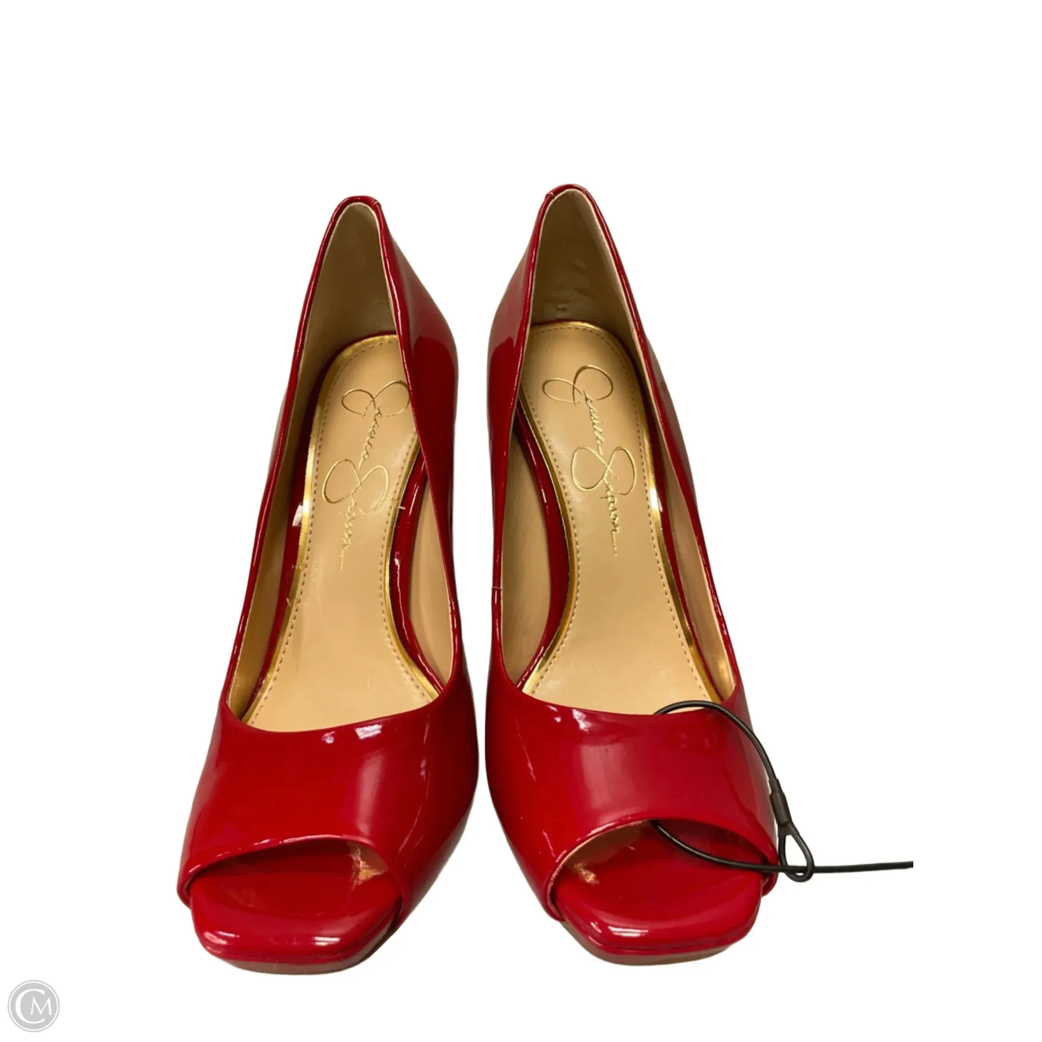 Shoes Heels Stiletto By Jessica Simpson In Red, Size: 7