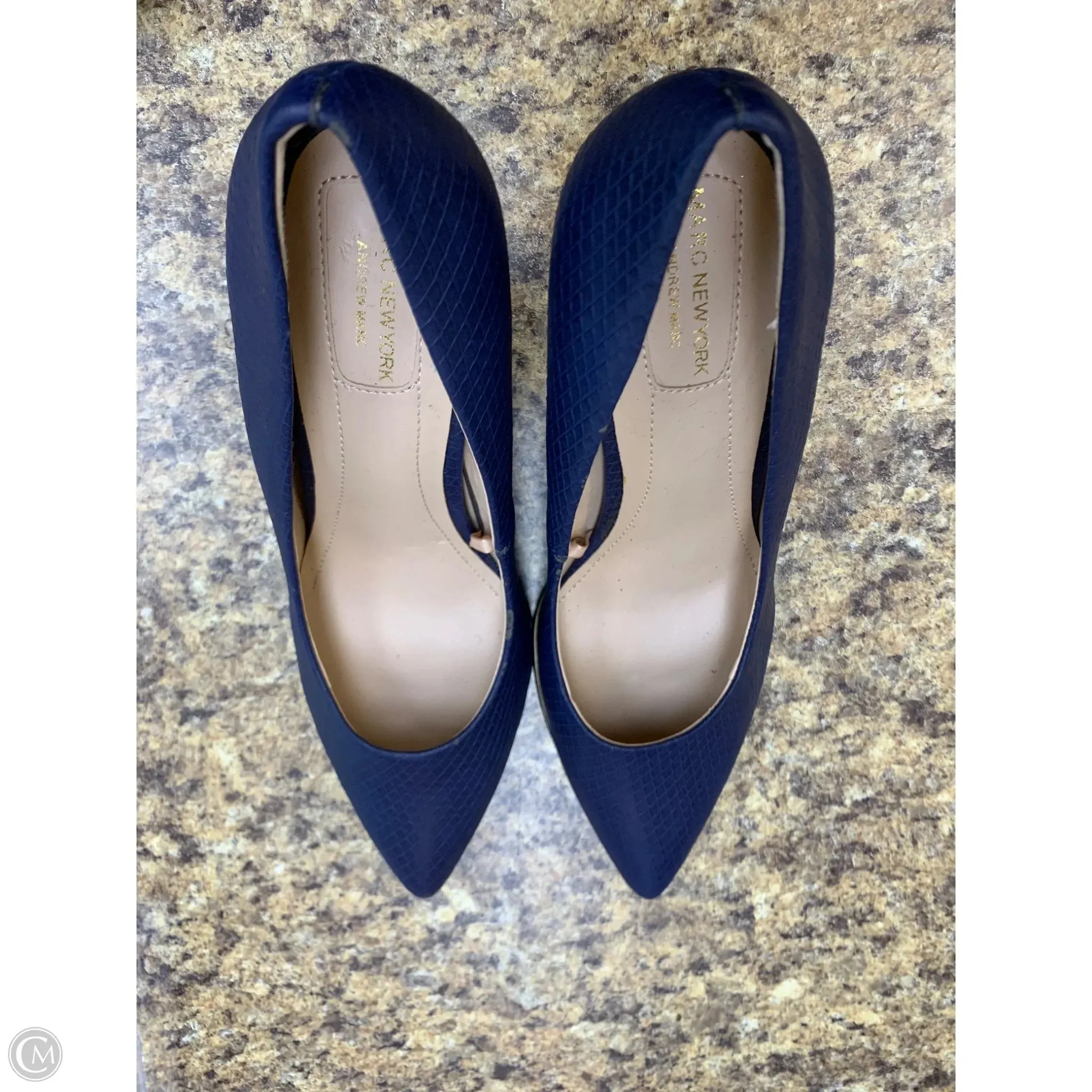 Shoes Heels Stiletto By Marc New York In Navy, Size: 8.5